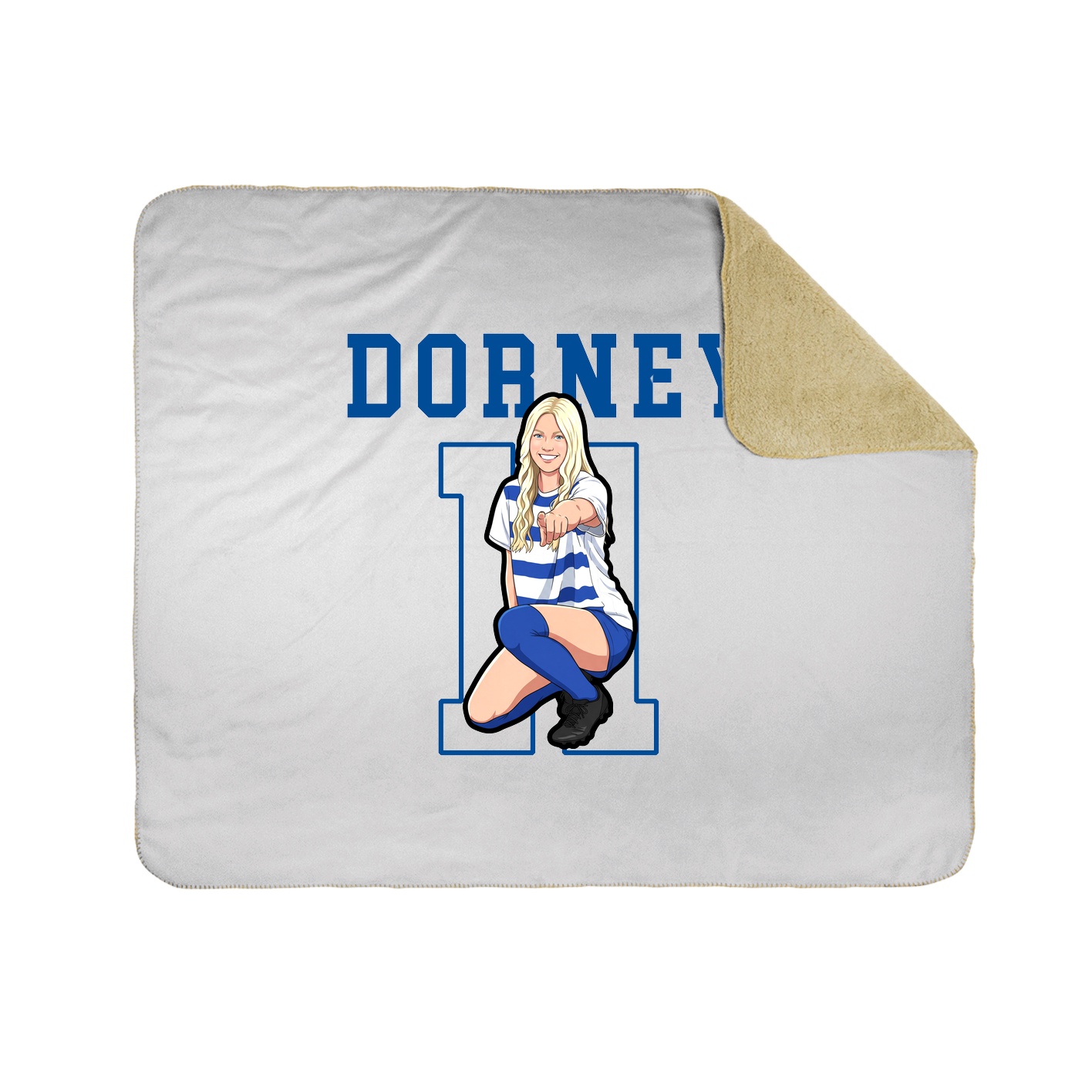 Throw Blanket — Shirsey in White