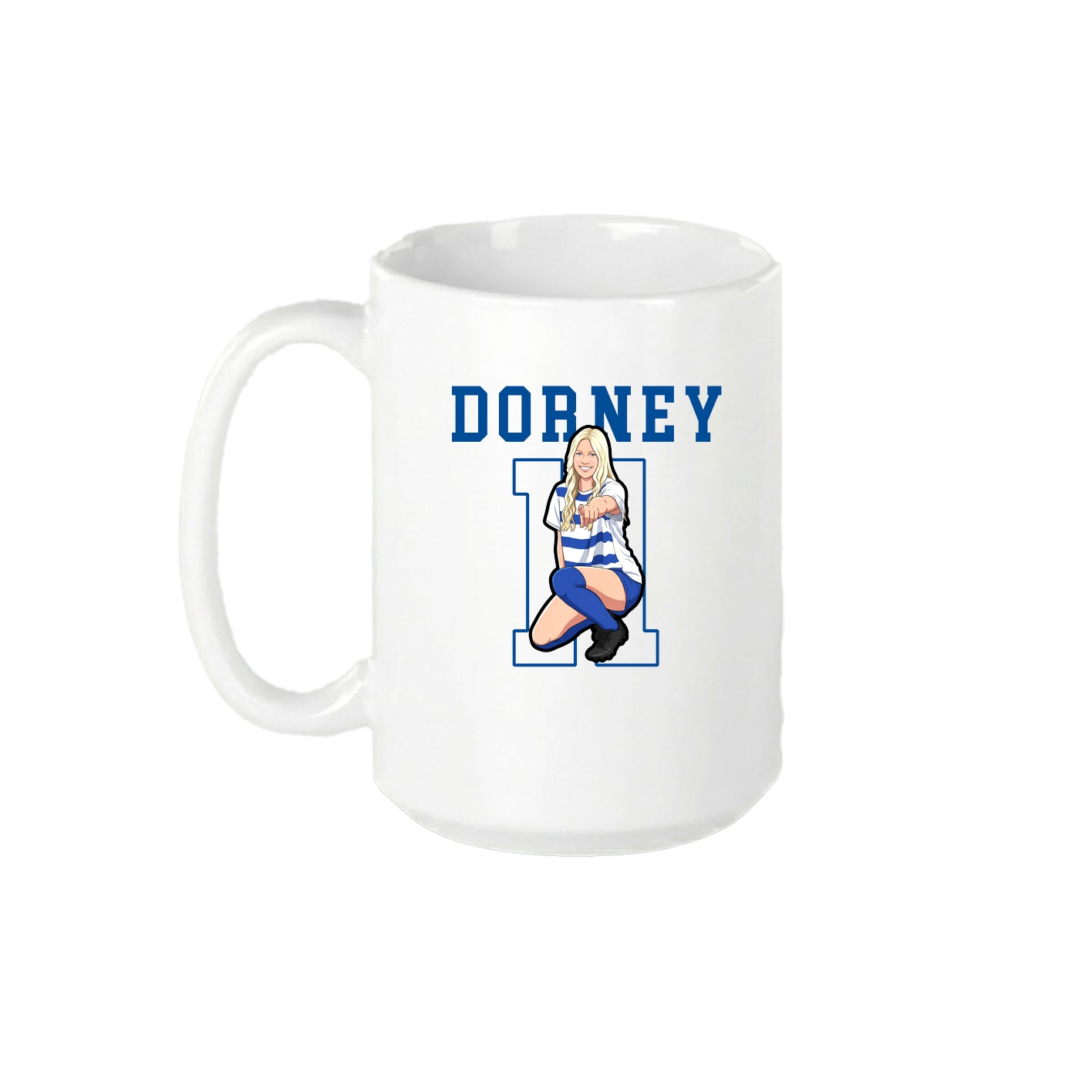 15oz Coffee Mug — Shirsey in White