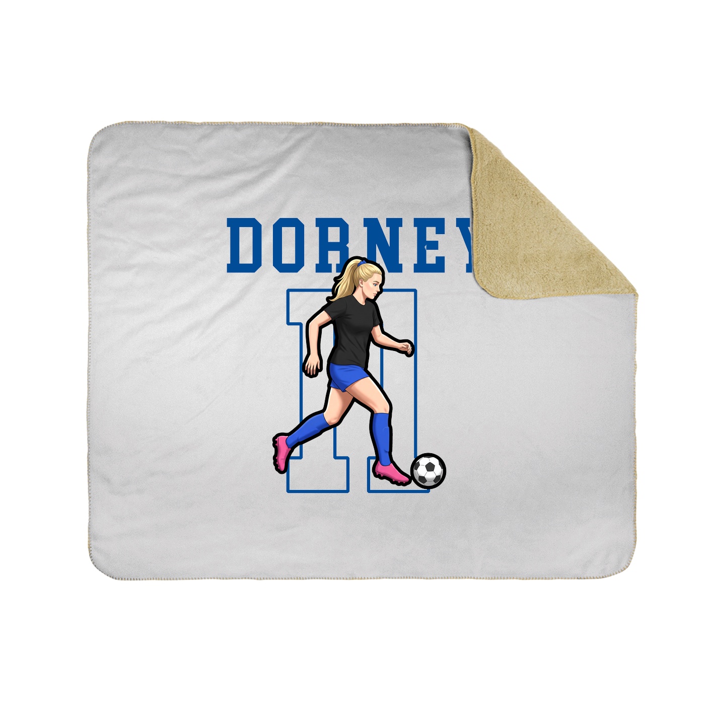 50x60 Sherpa Lined Throw Blanket