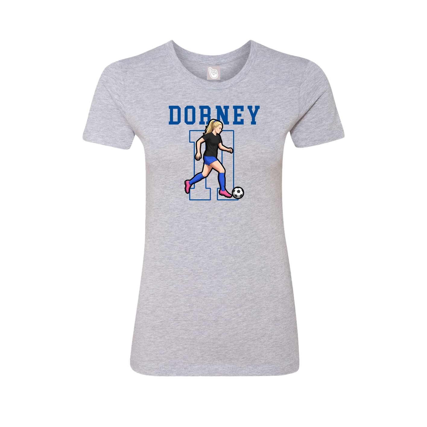 Fitted Women's Tee — Shirsey in Grey