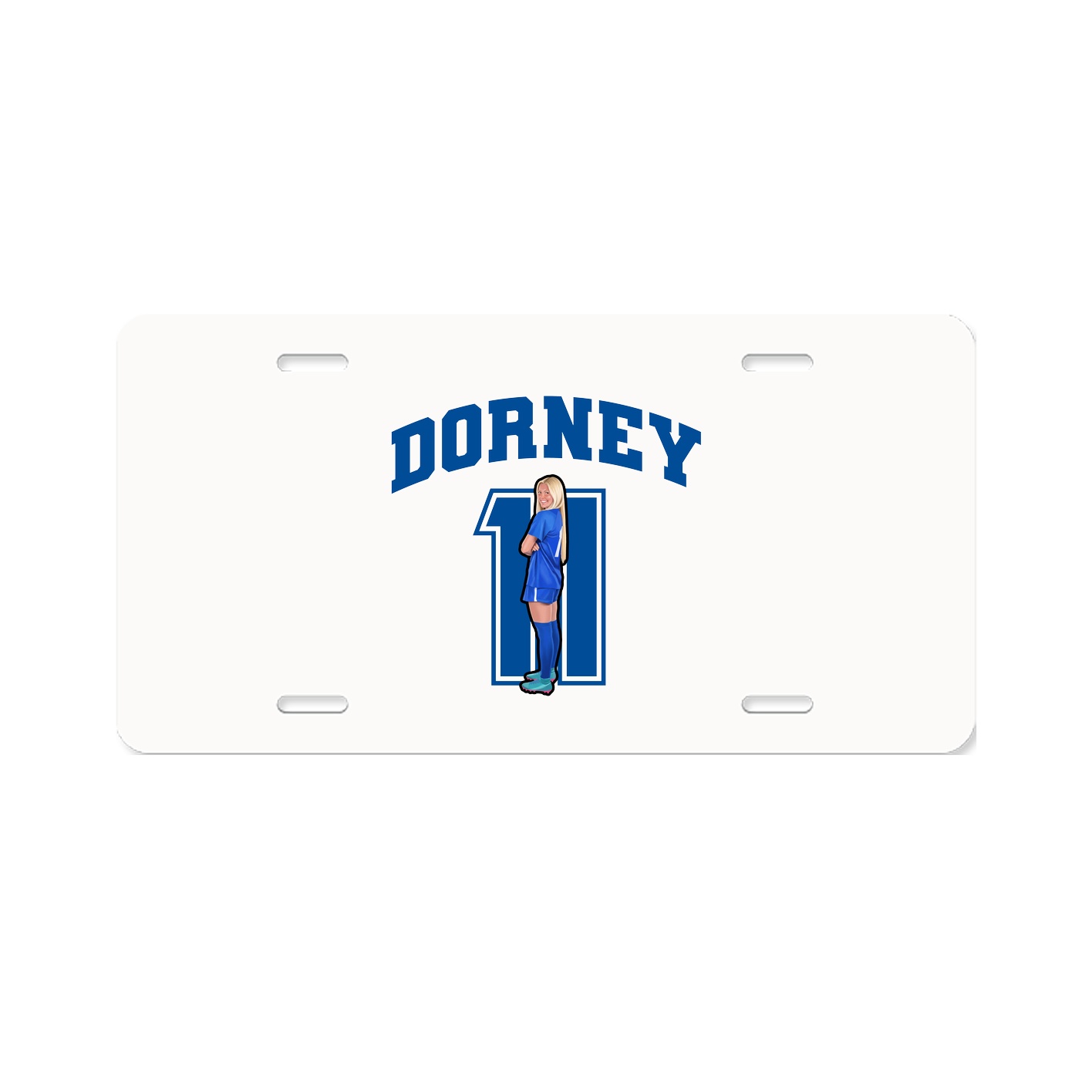 License Plate — Number in Classic