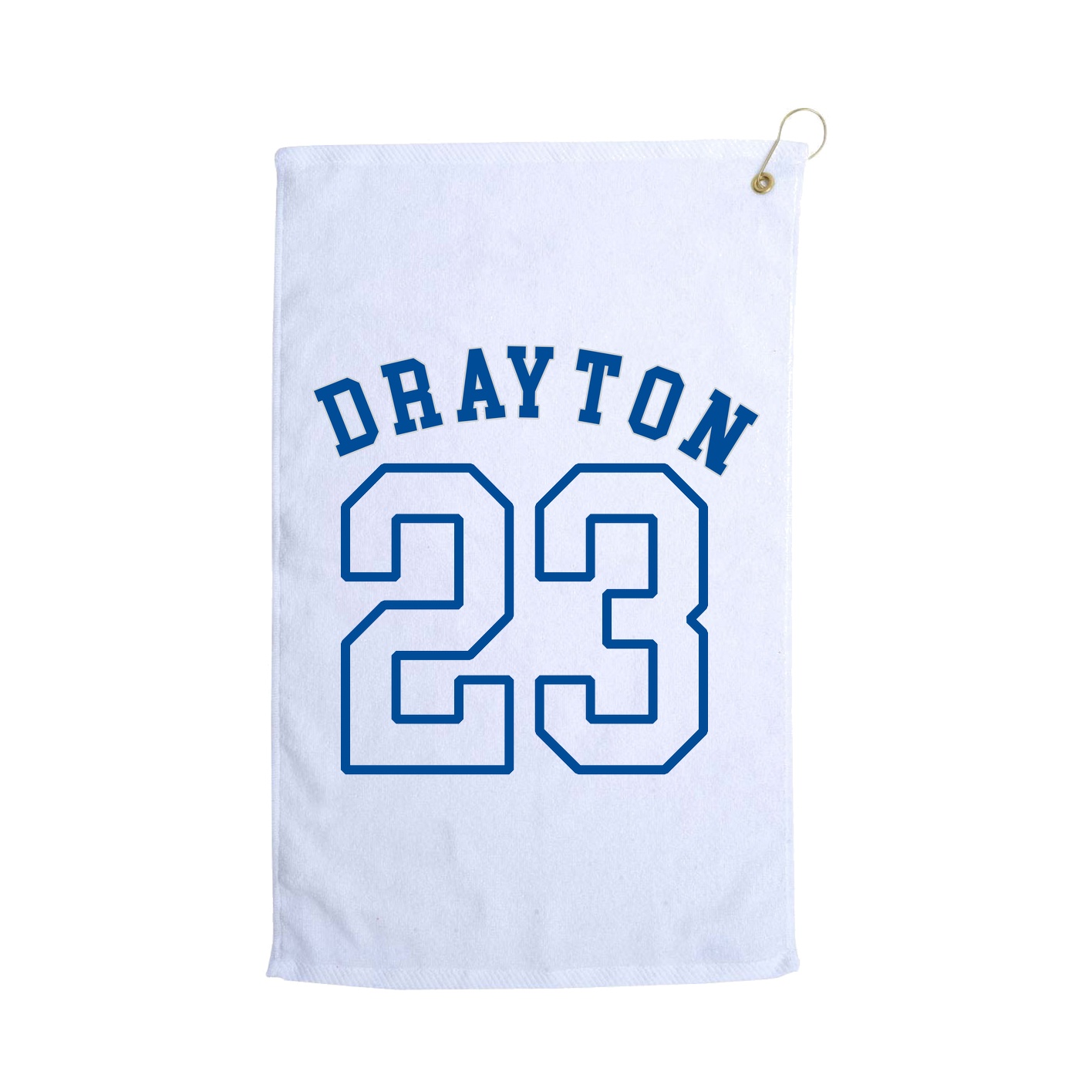 Golf Towel — Shirsey Arch in White