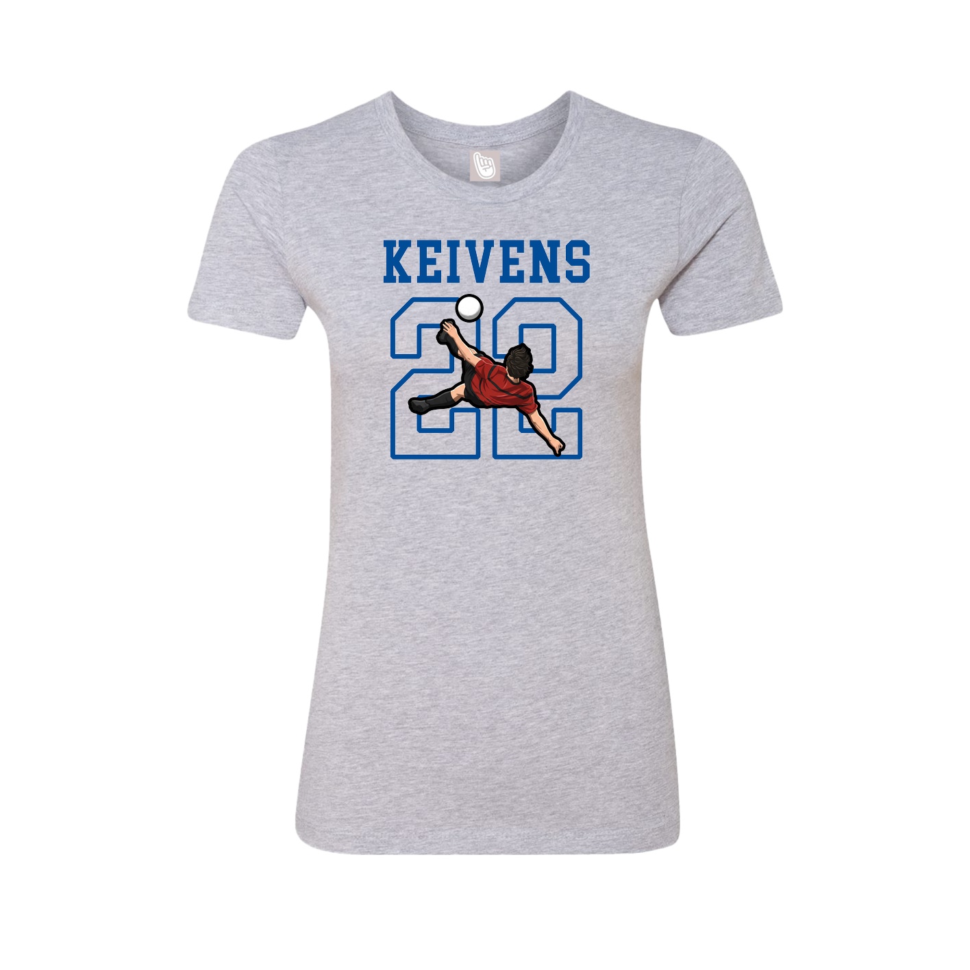 Fitted Women's Tee — Shirsey in Grey