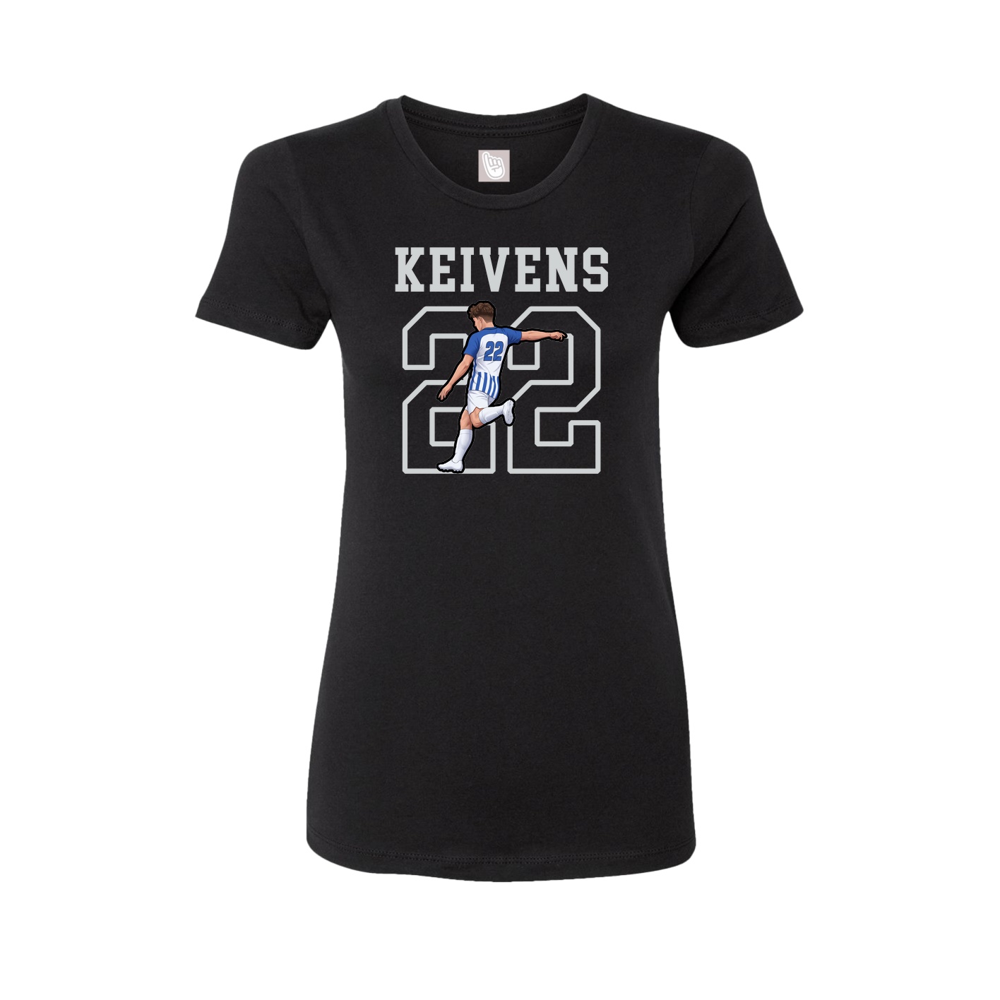 Fitted Women's Tee — Shirsey in Black