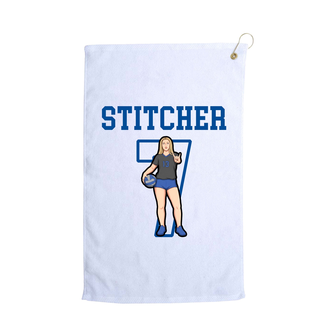 Golf Towel — Shirsey in White