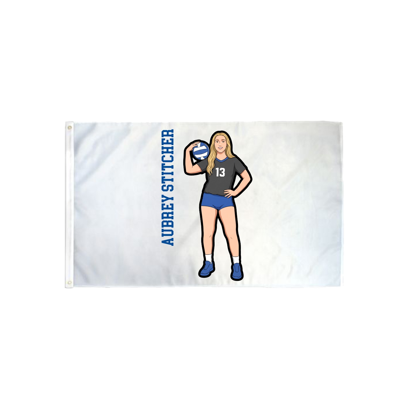 3x5 Flag — Name Vertical in Classic