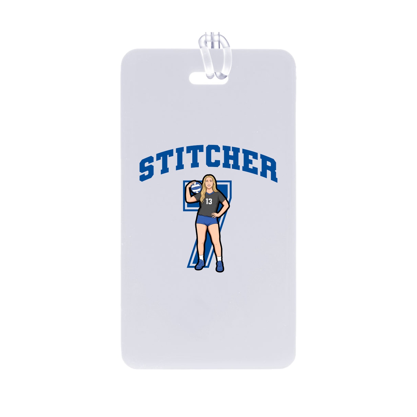 Bag Tag — Number in Classic