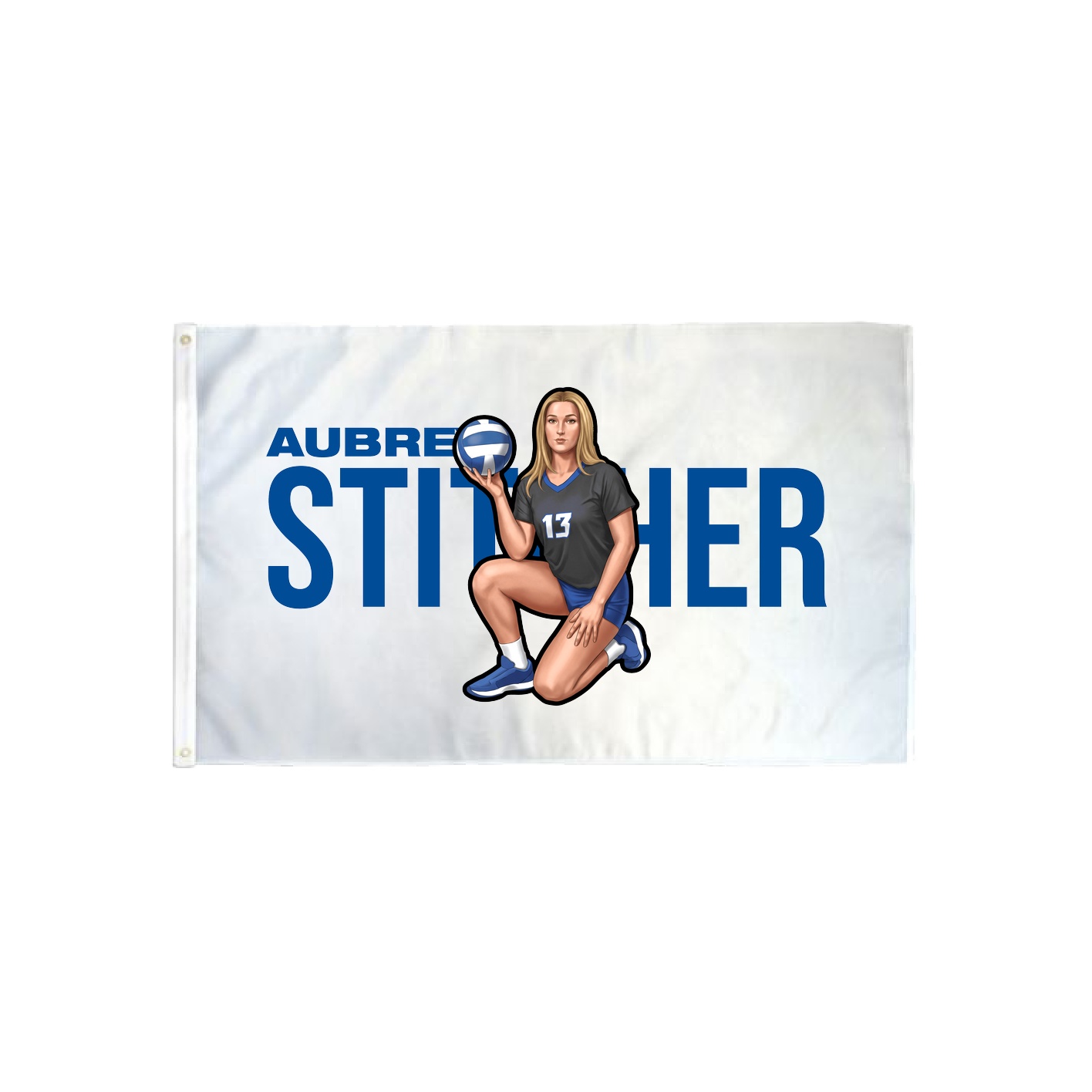3x5 Flag — Player Name in Classic