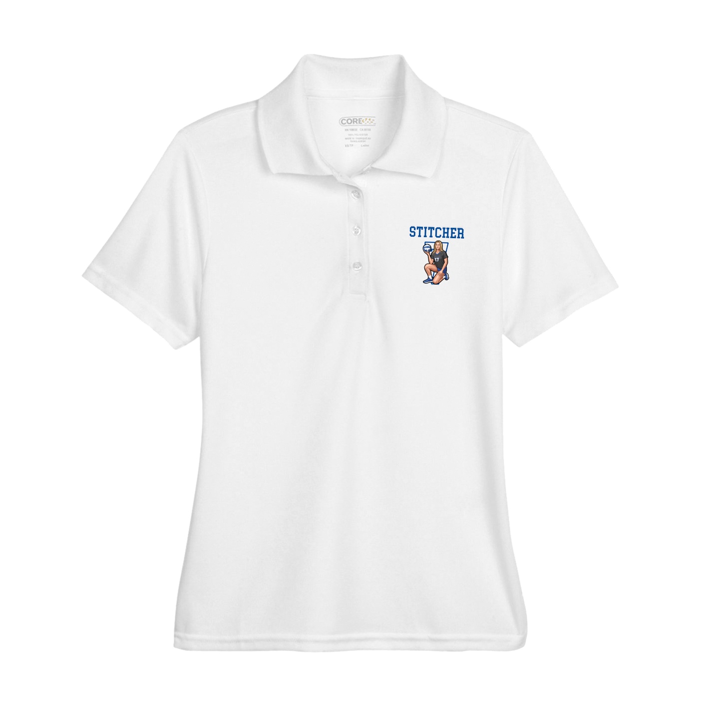 Womens Performance Polo — Shirsey in White