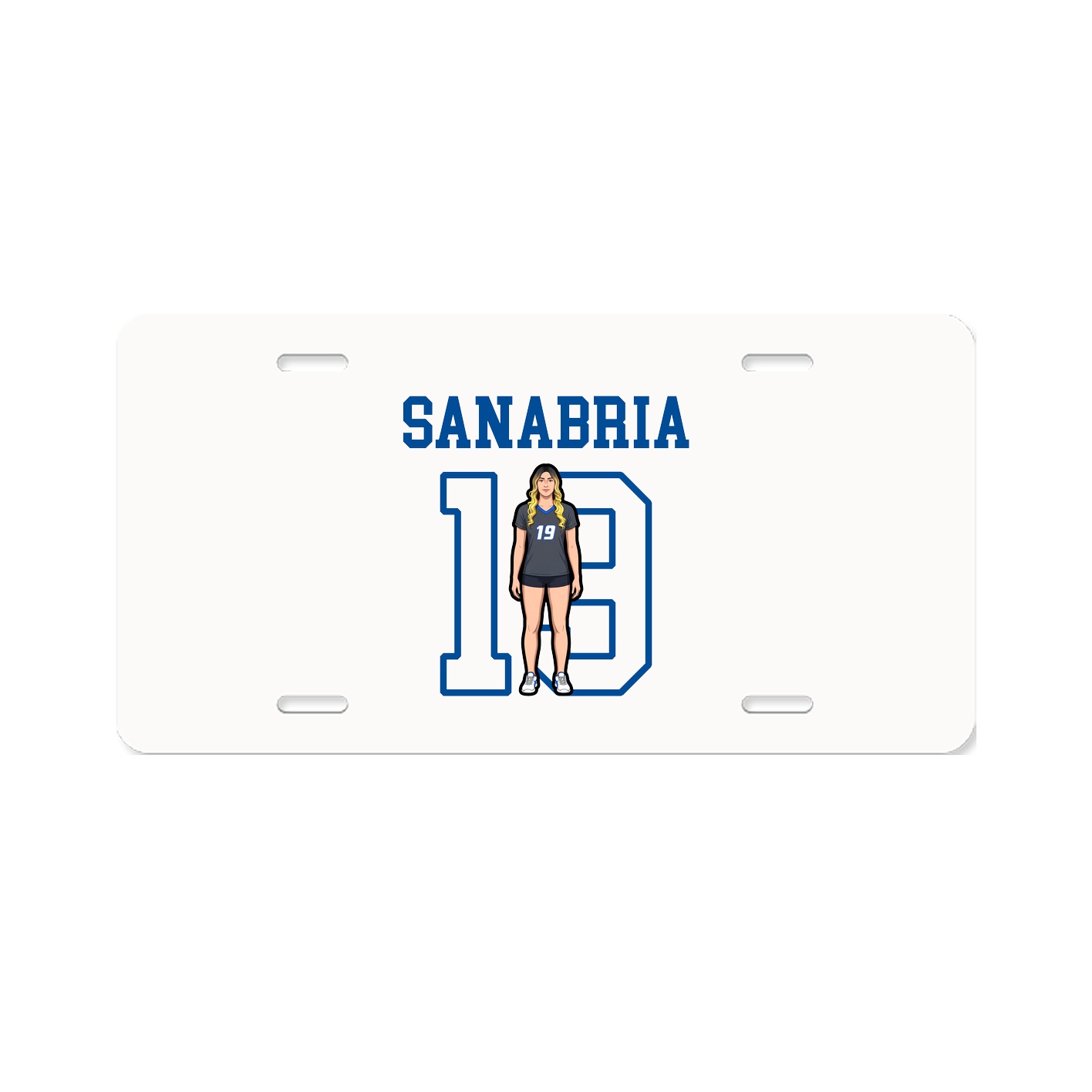 License Plate — Shirsey in Classic