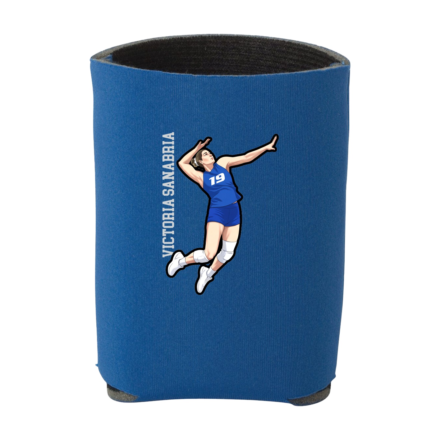 Can Holder — Name Vertical in Royal