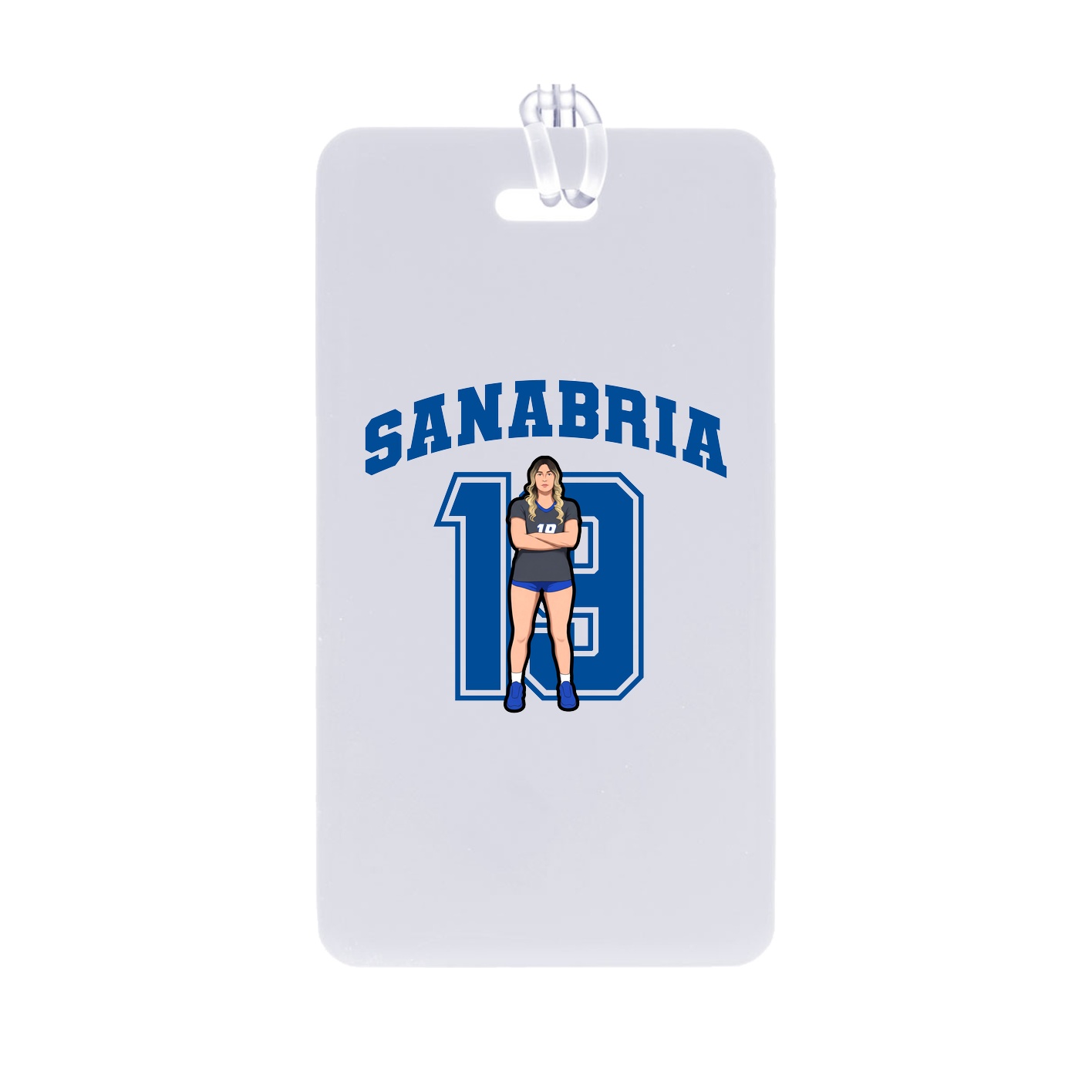 Bag Tag — Number in Classic