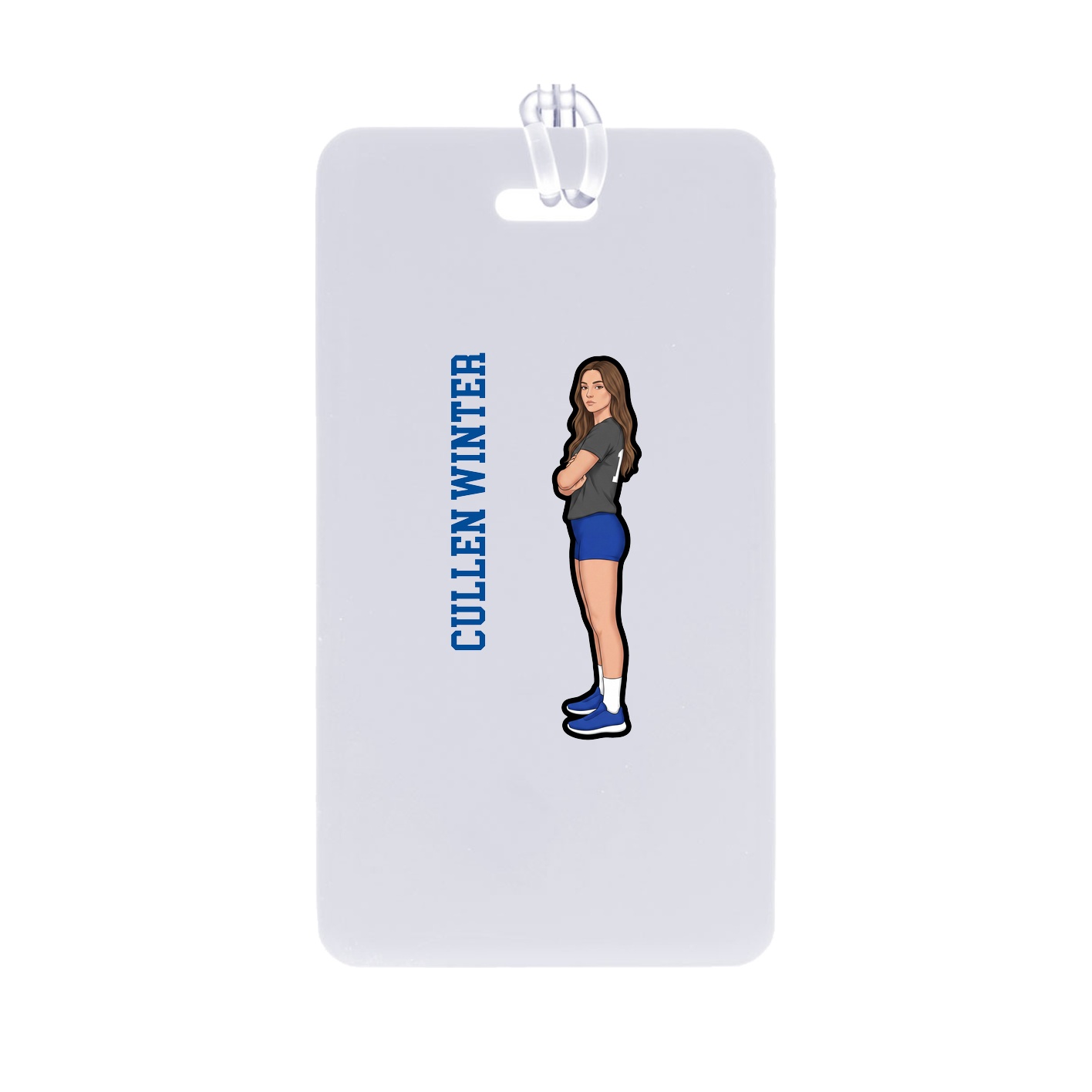 Bag Tag — Name Vertical in Classic
