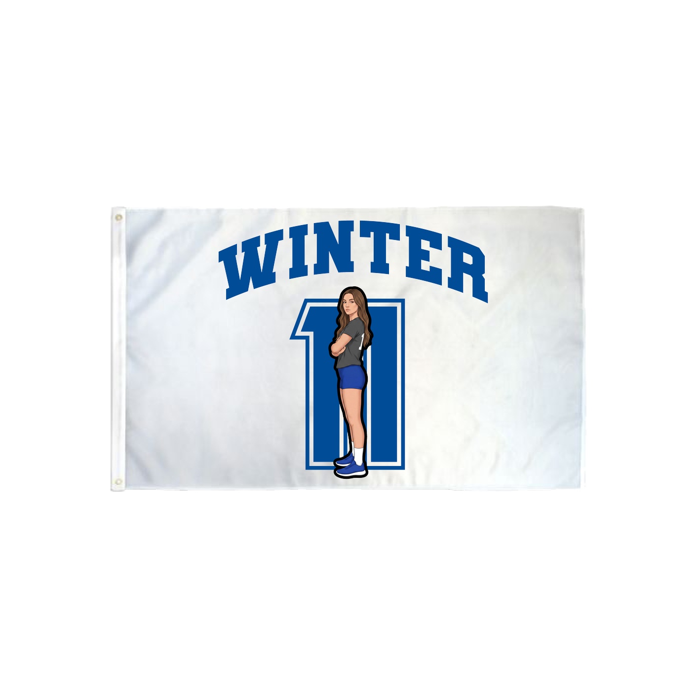 3x5 Flag — Number in Classic