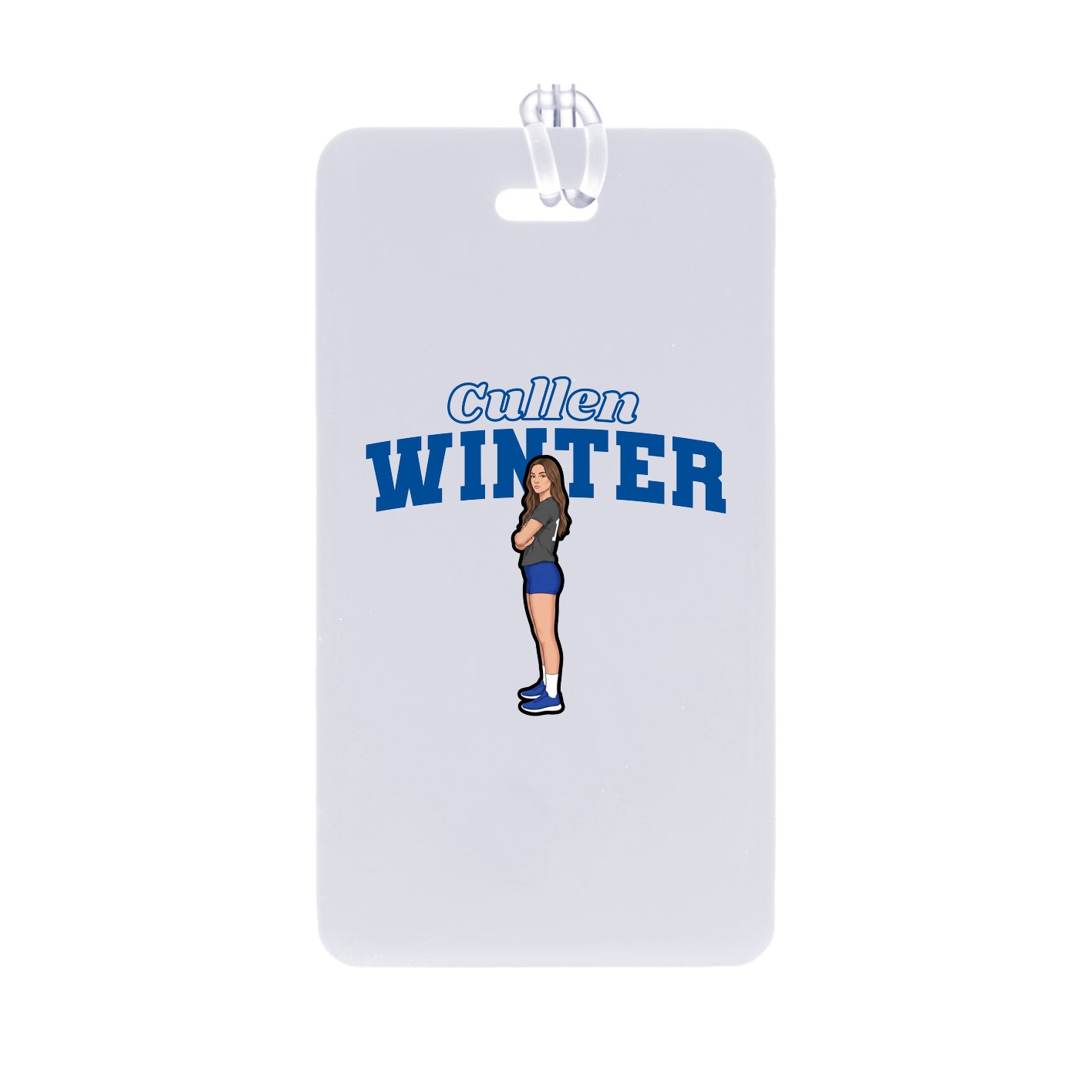 Bag Tag — Name Arch in Classic