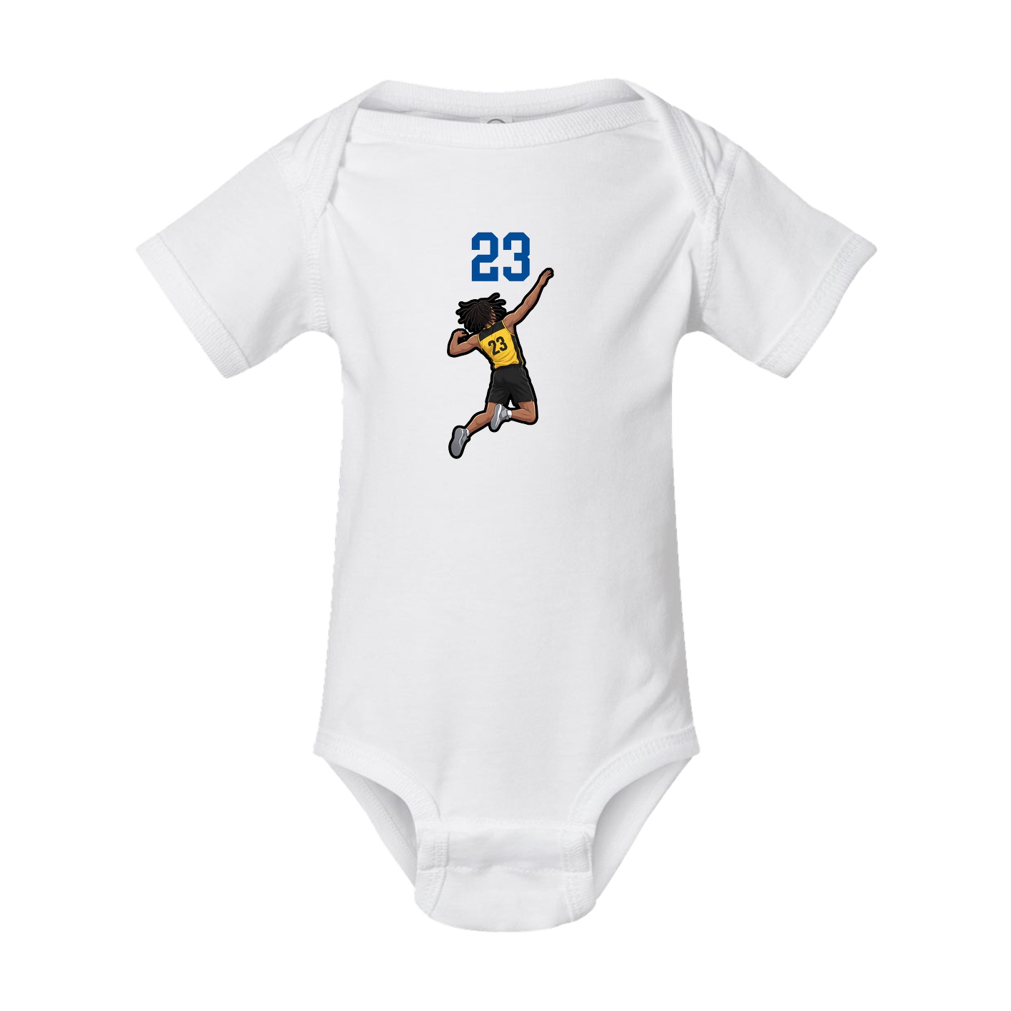 Baby Onesie — Number Top in White