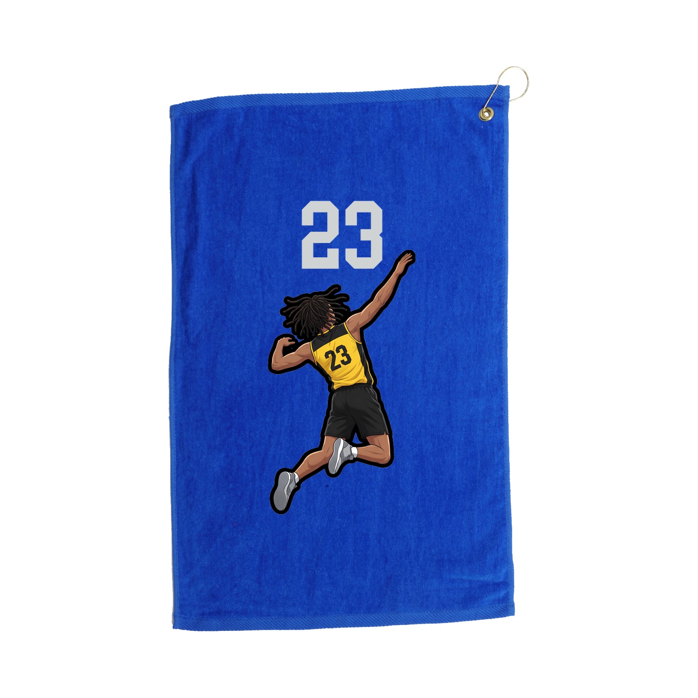 Golf Towel — Number Top in Royal