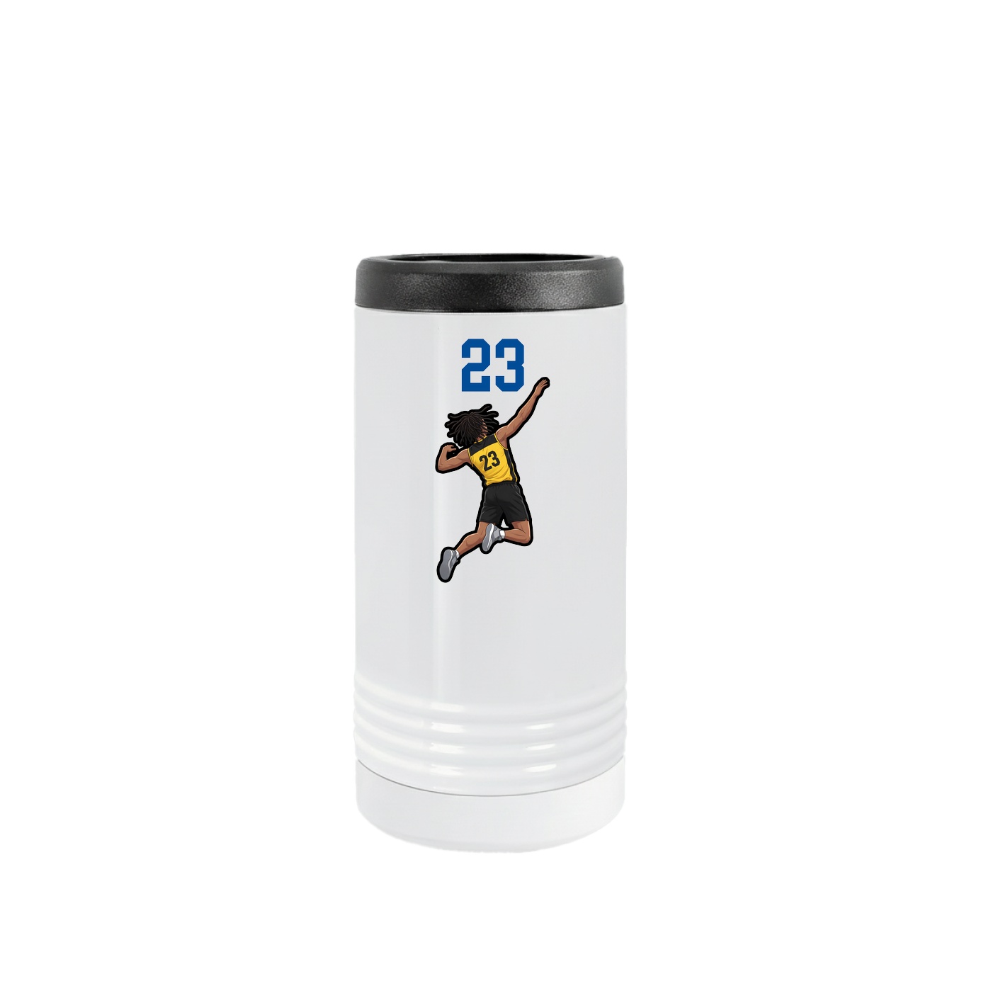 Slim Beverage Holder — Number Top in White