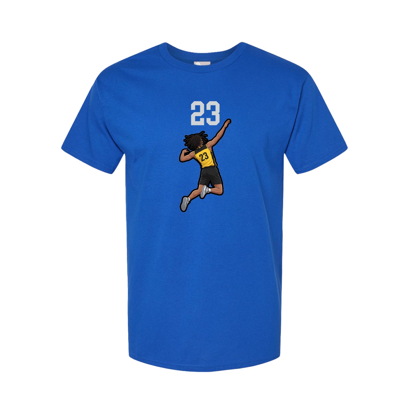 Youth Tee — Number Top in Royal