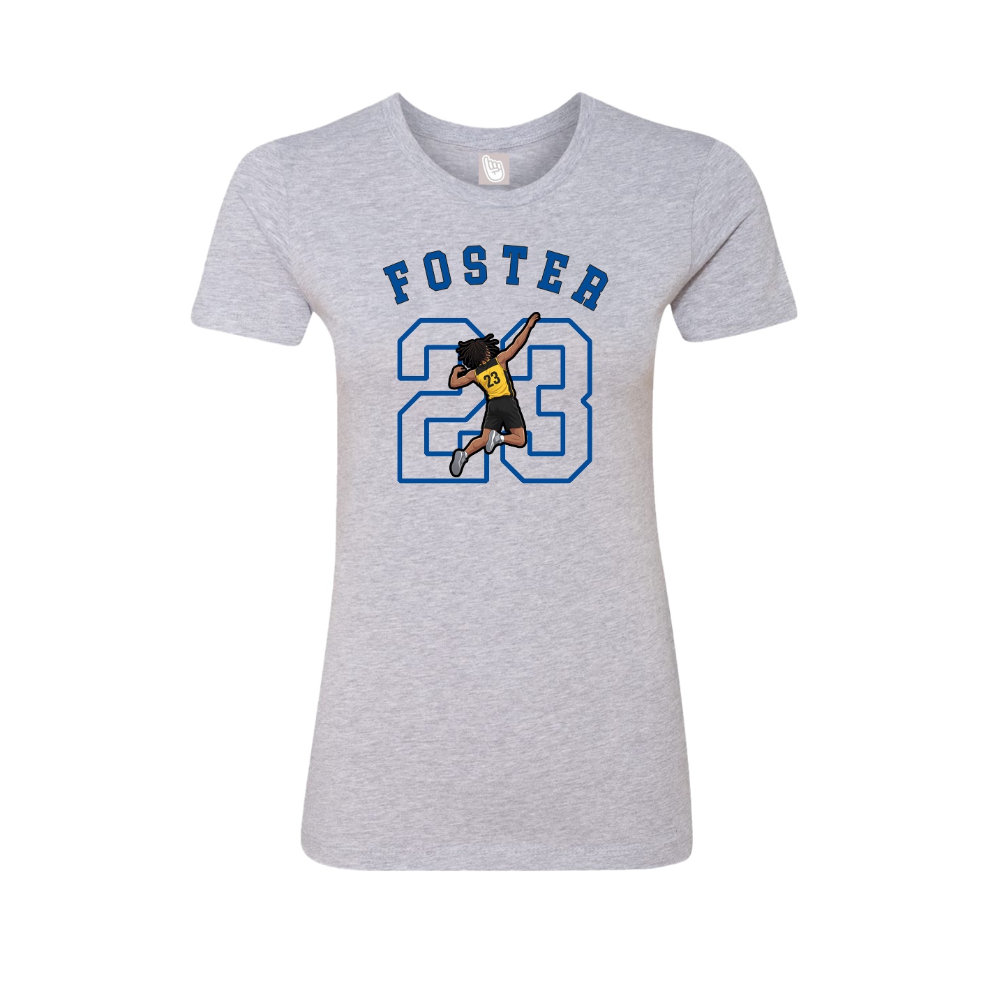 Fitted Women's Tee — Shirsey Arch in Grey