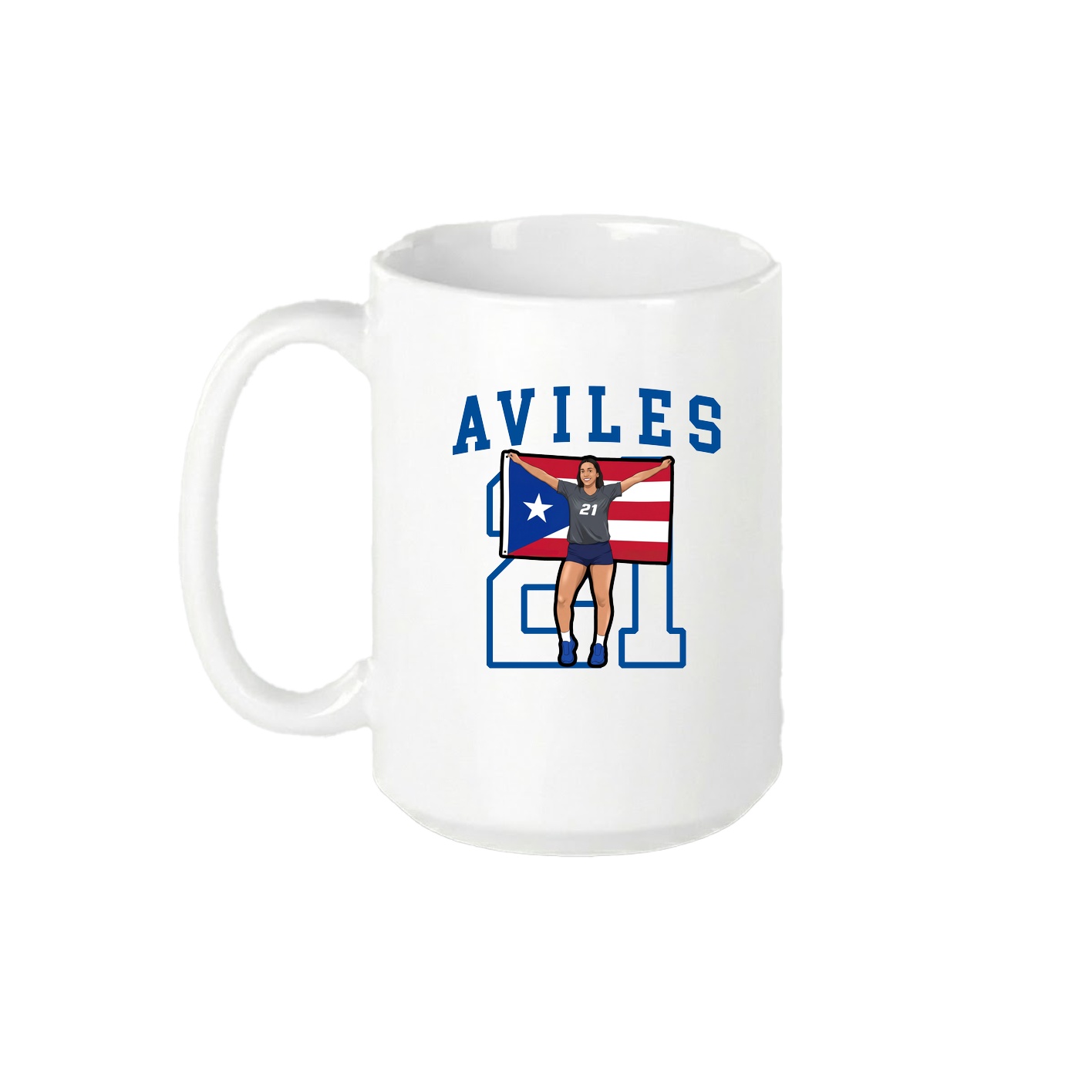 15oz Coffee Mug — Shirsey in White