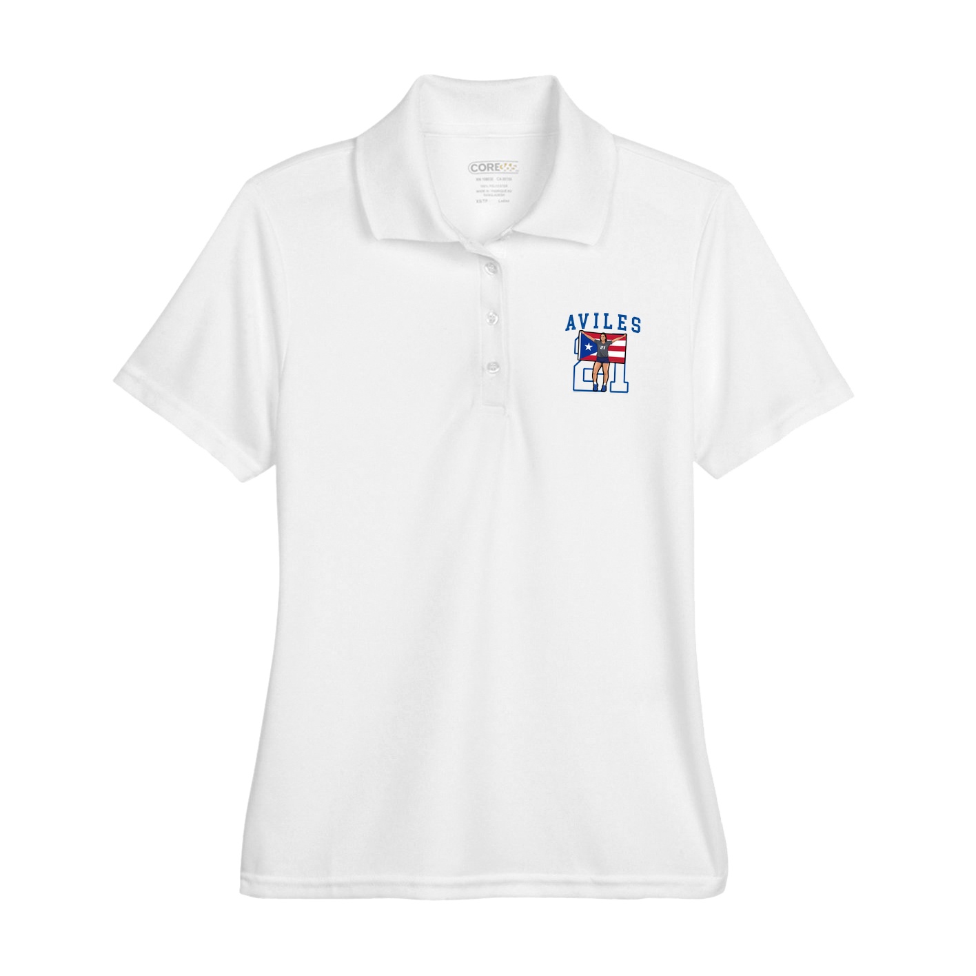 Womens Performance Polo — Shirsey in White