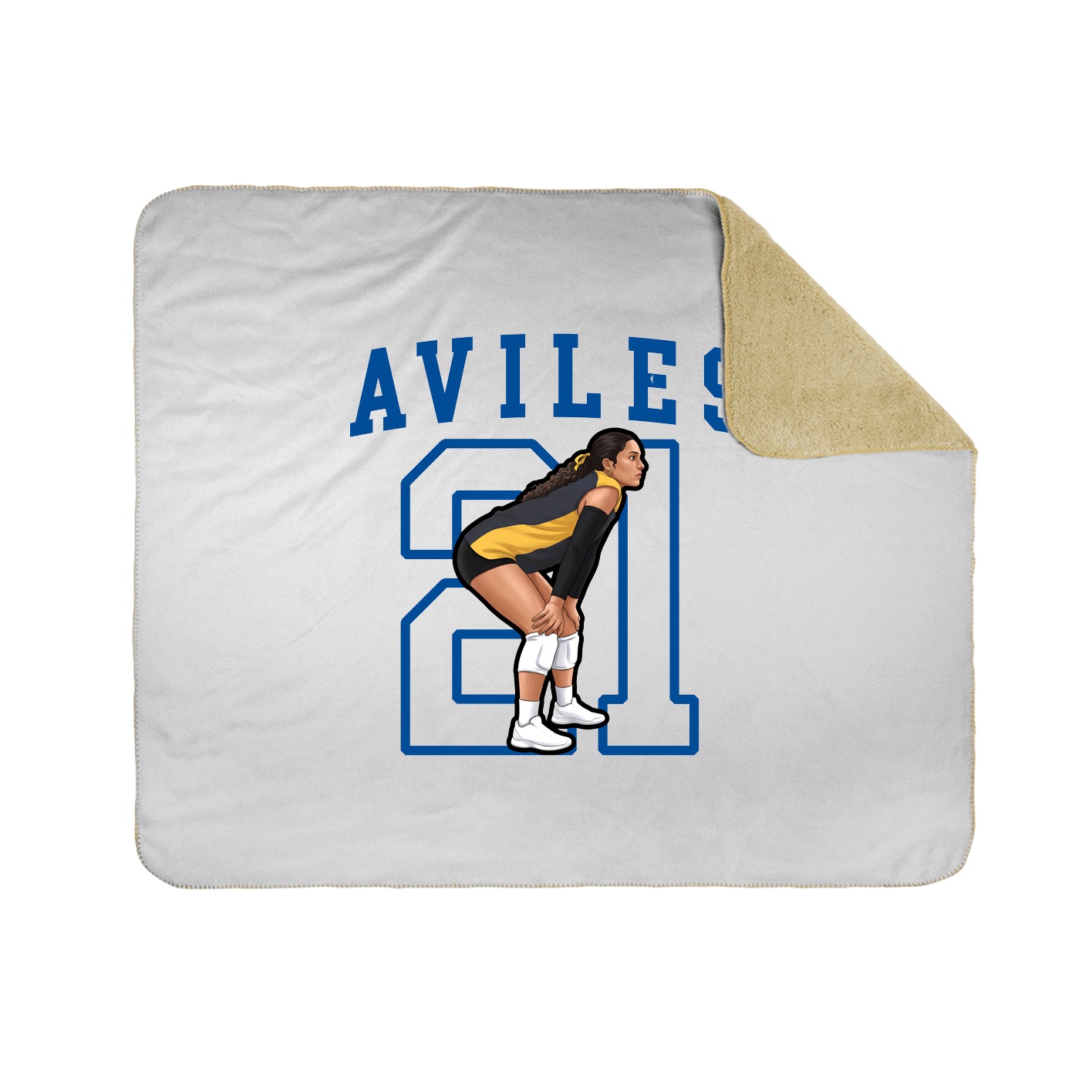 Throw Blanket — Shirsey in White