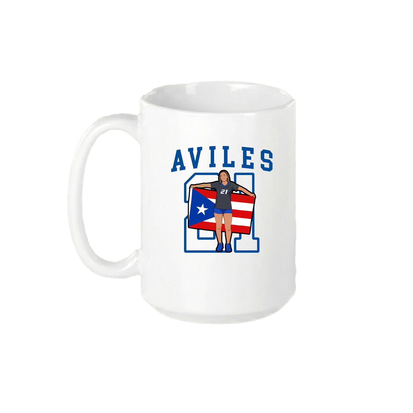 15oz Coffee Mug — Shirsey in White