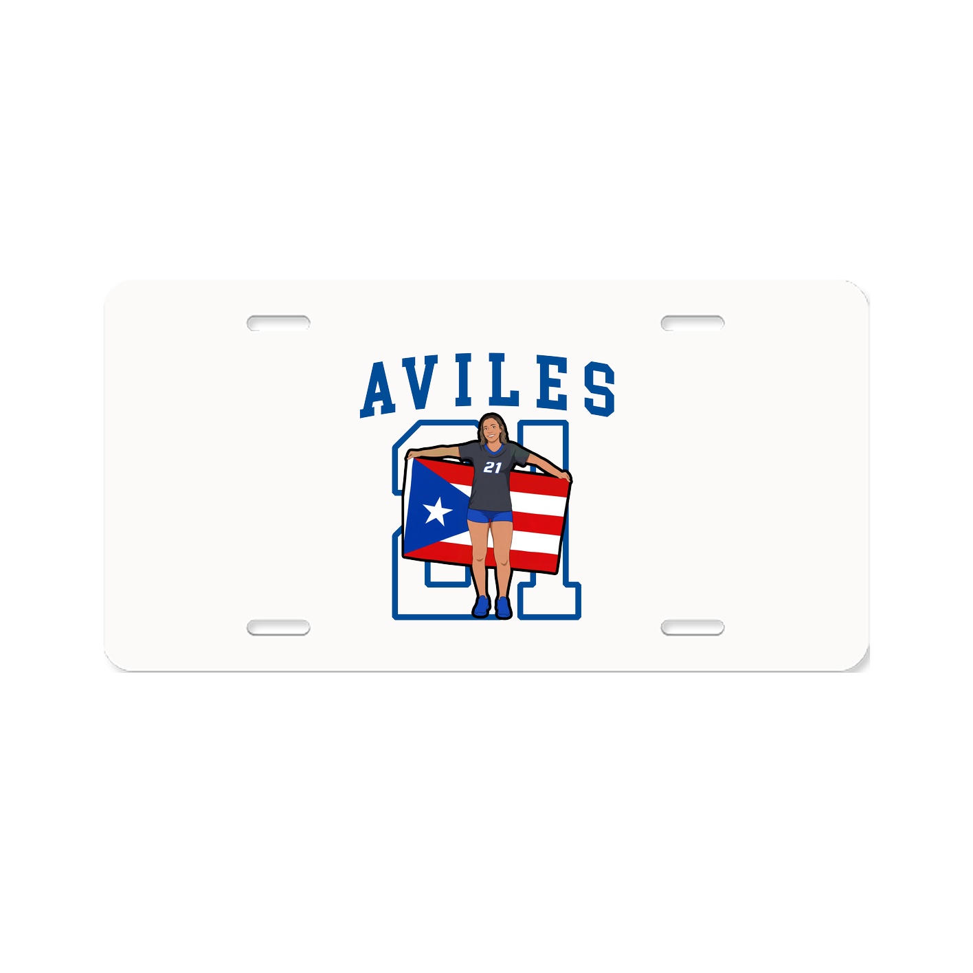 License Plate — Shirsey in Classic