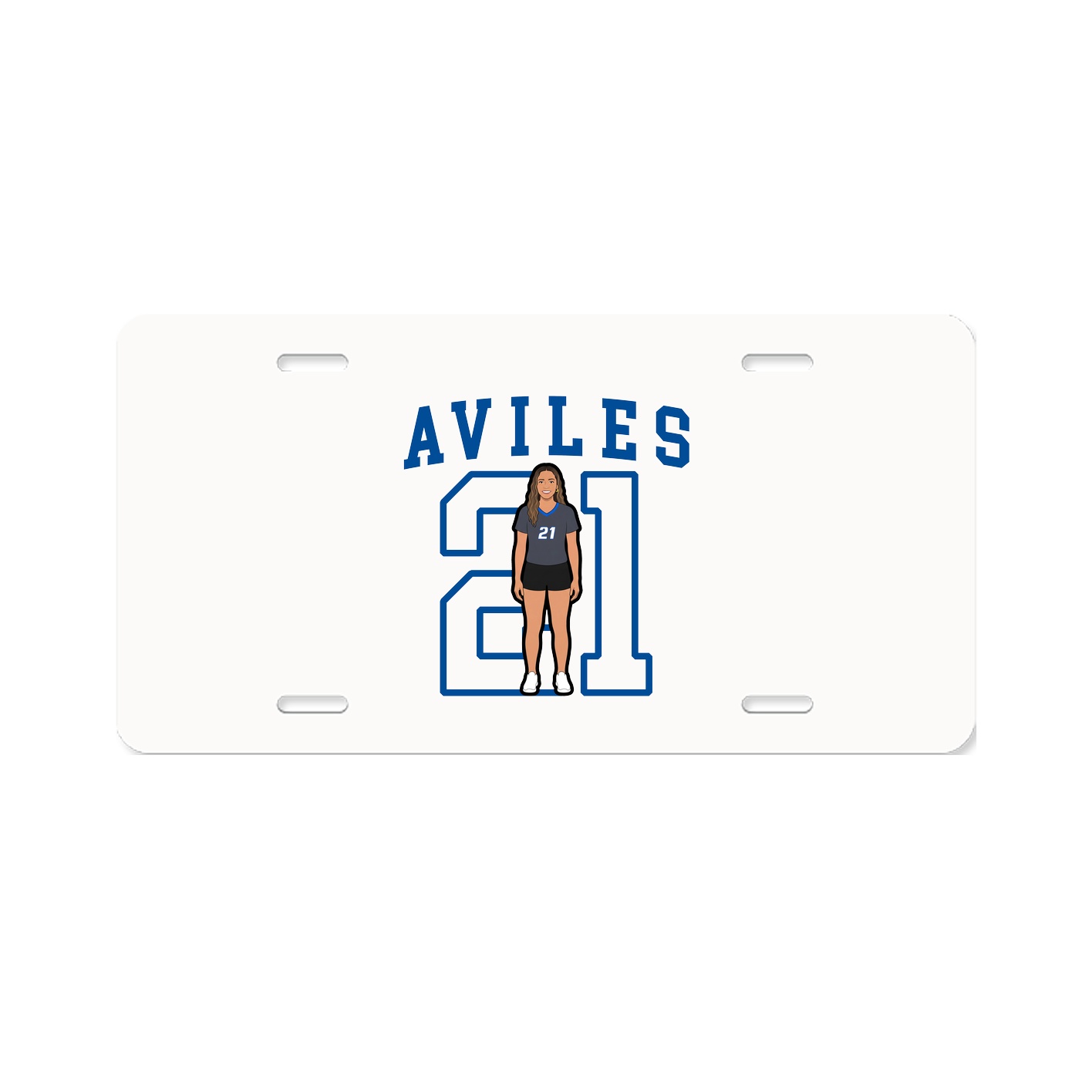 License Plate — Shirsey in Classic