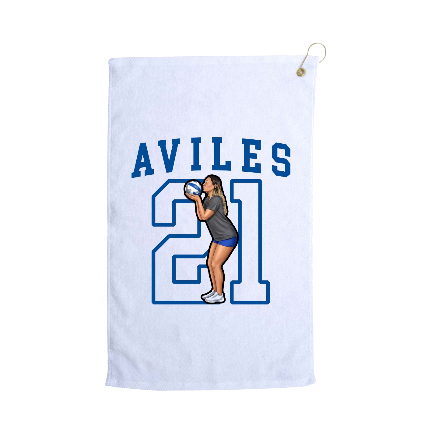 Golf Towel — Shirsey in White