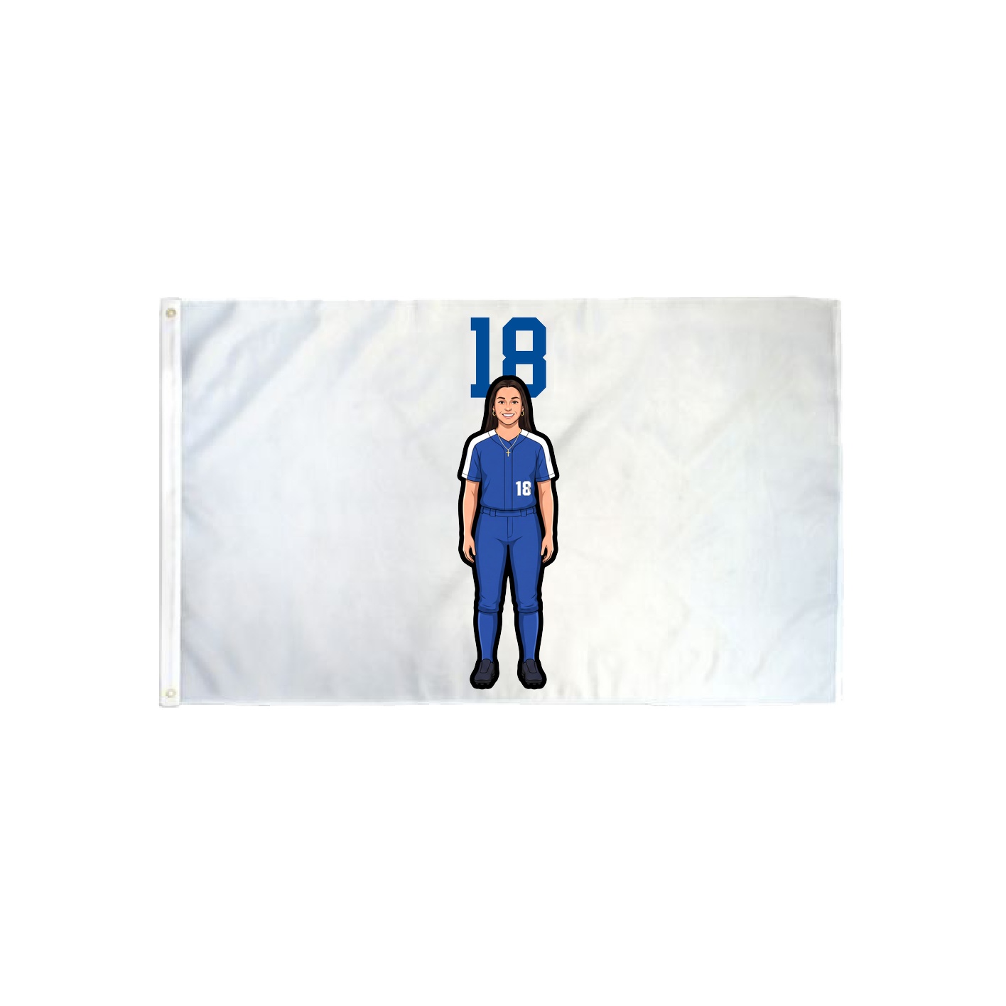 3x5 Flag — Number Top in Classic