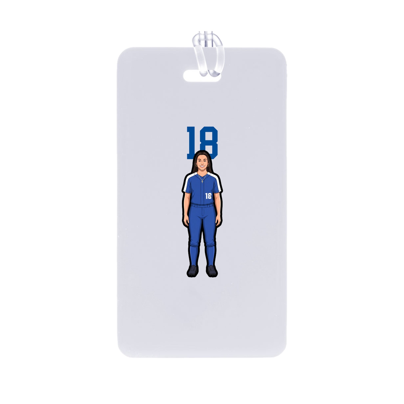 Bag Tag — Number Top in Classic