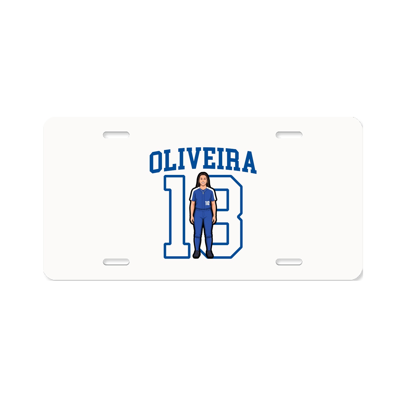 License Plate — Shirsey in Classic