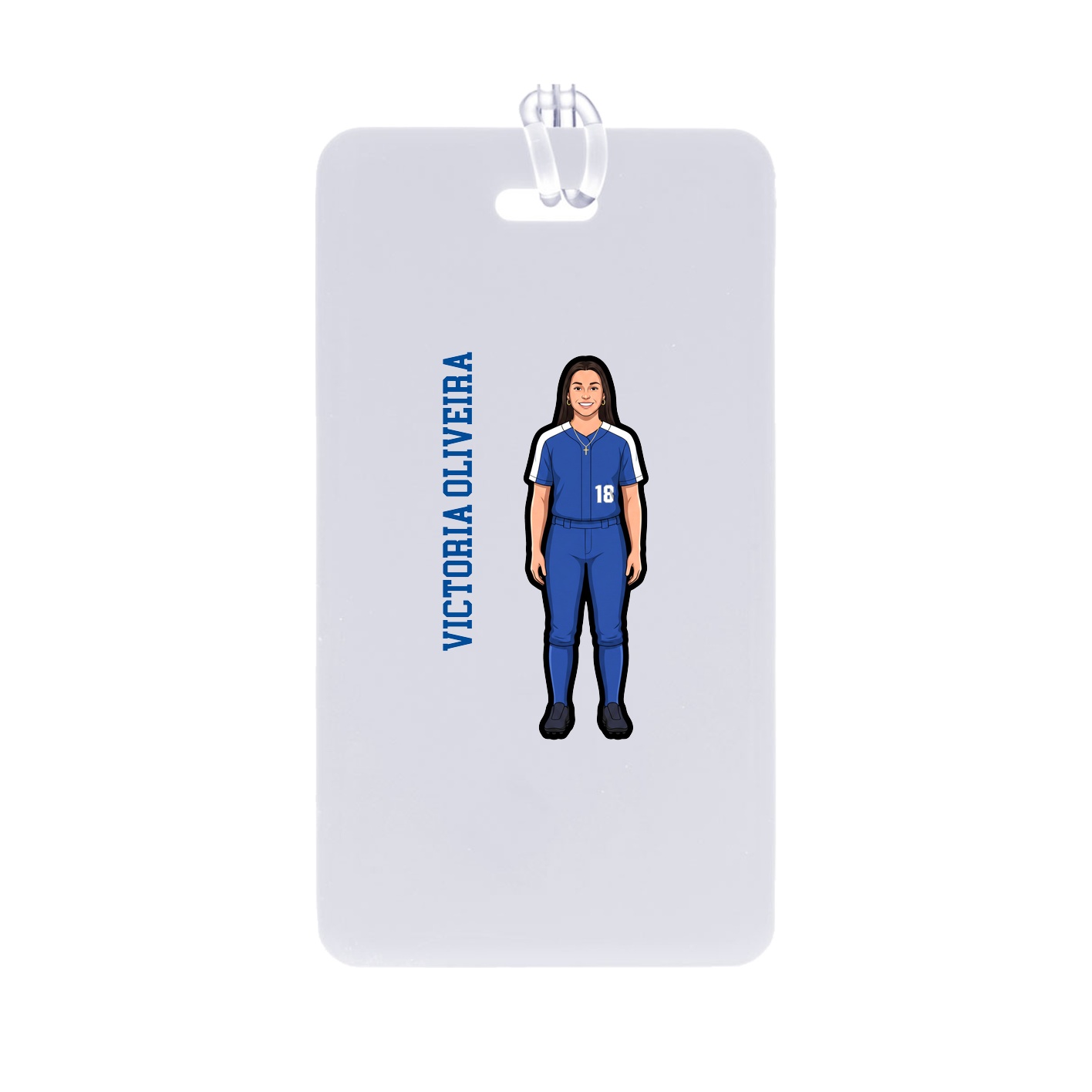 Bag Tag — Name Vertical in Classic