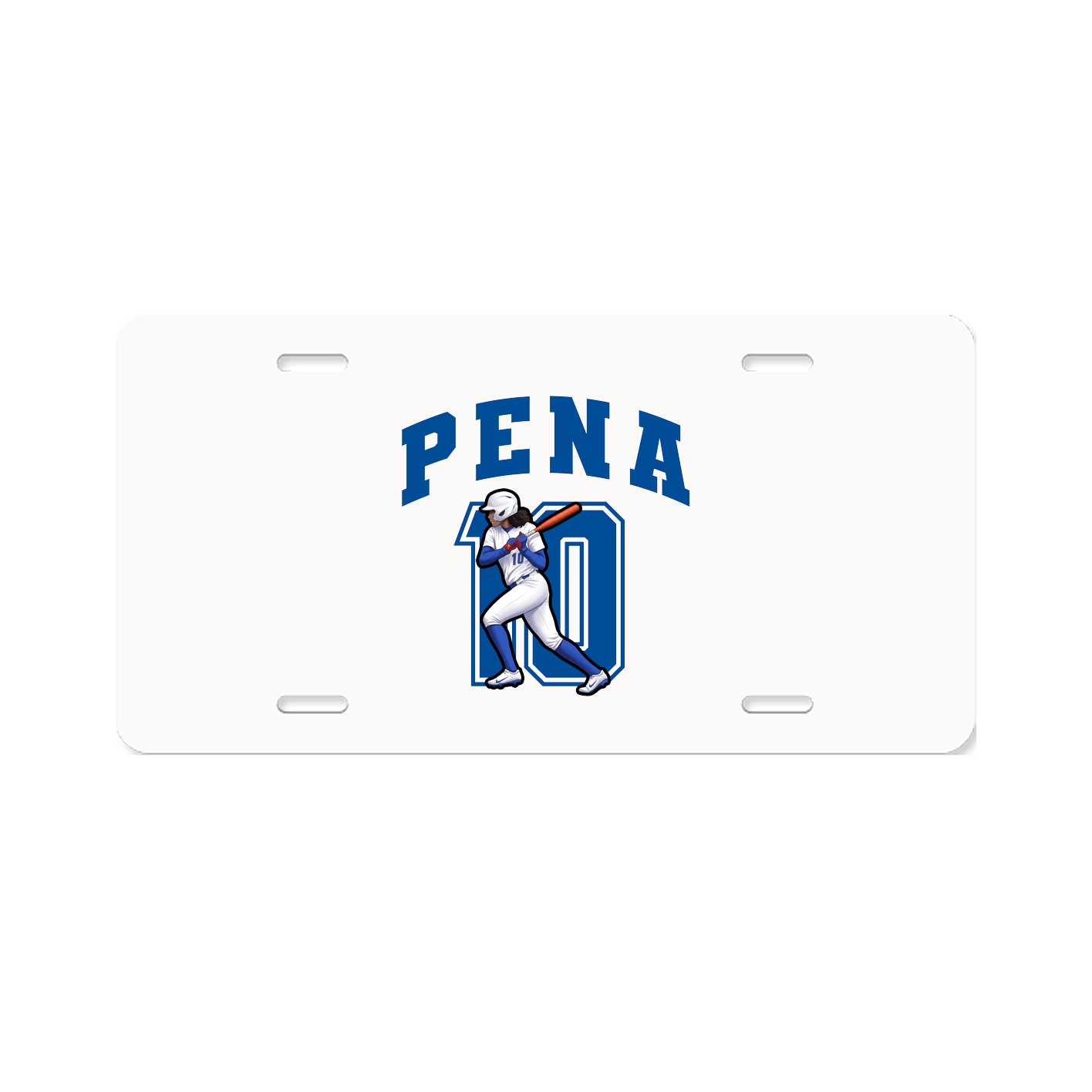 License Plate — Number in Classic