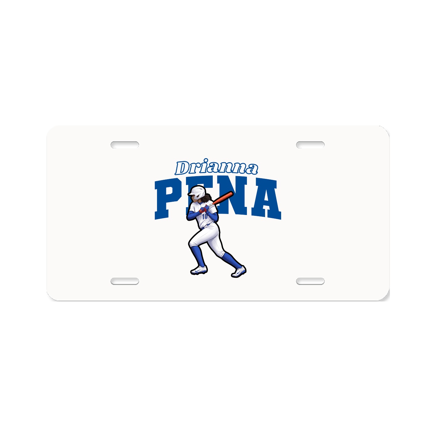 License Plate — Name Arch in Classic