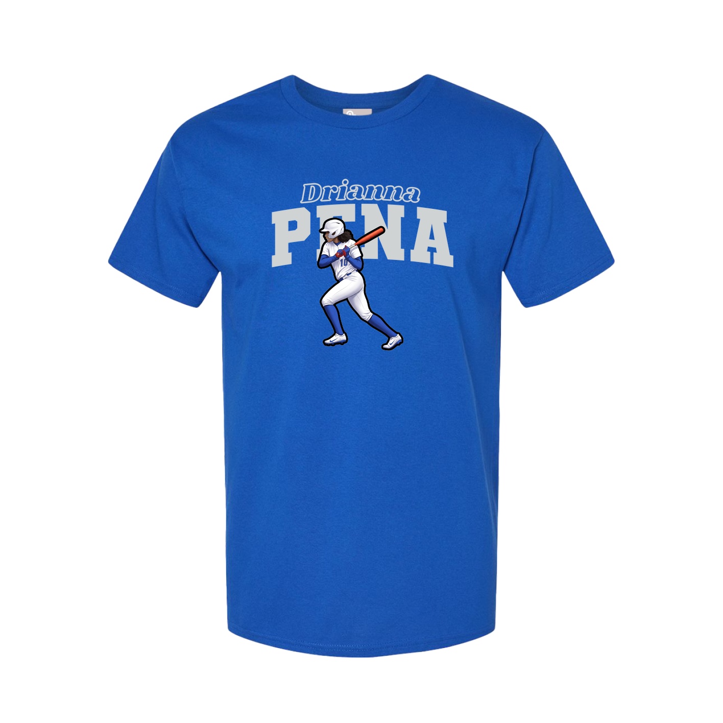 Youth Tee — Name Arch in Royal