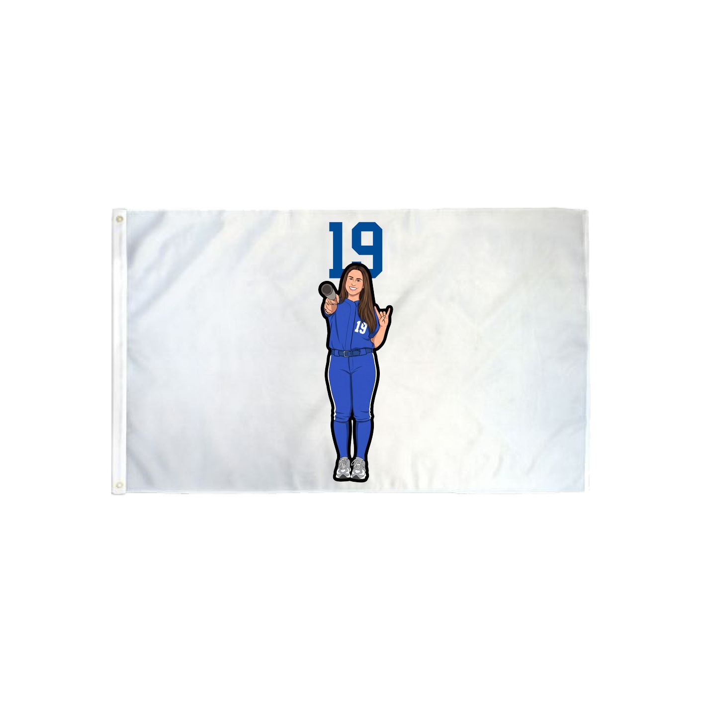 3x5 Flag — Number Top in Classic