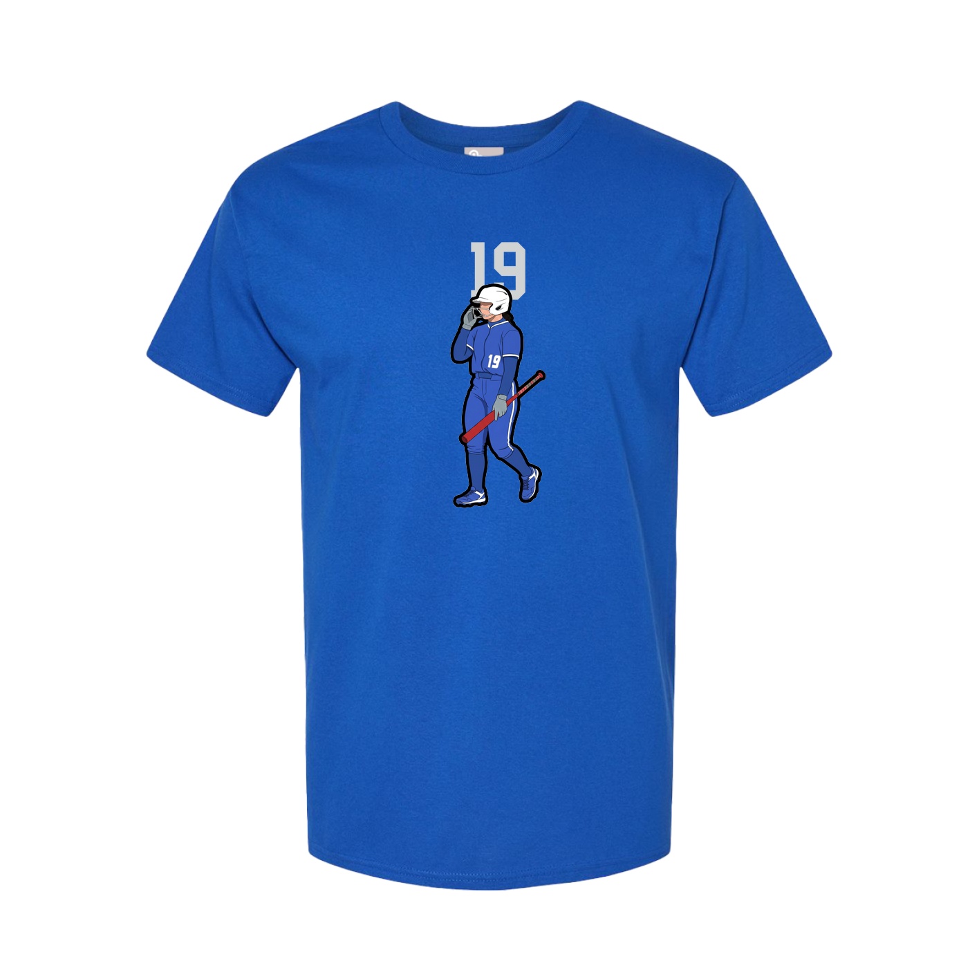 Youth Tee — Number Top in Royal