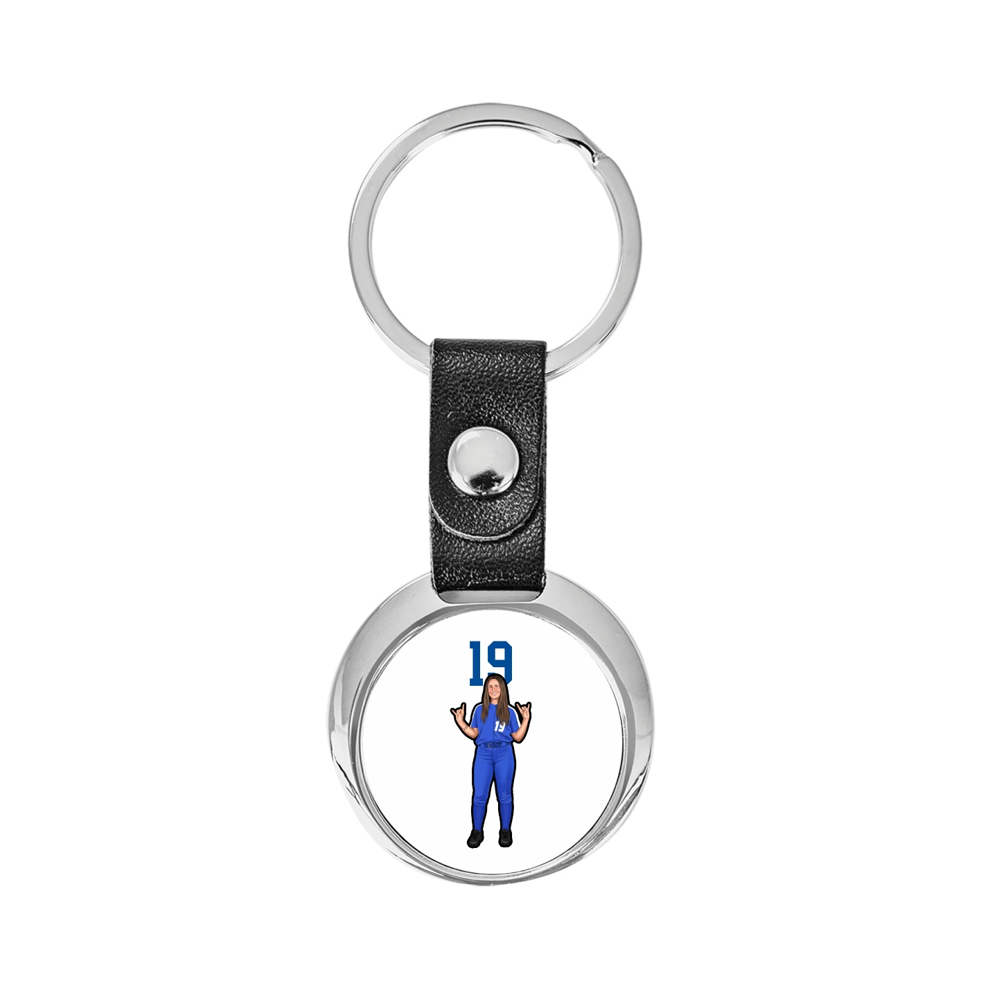 Key Chain — Number Top in Classic