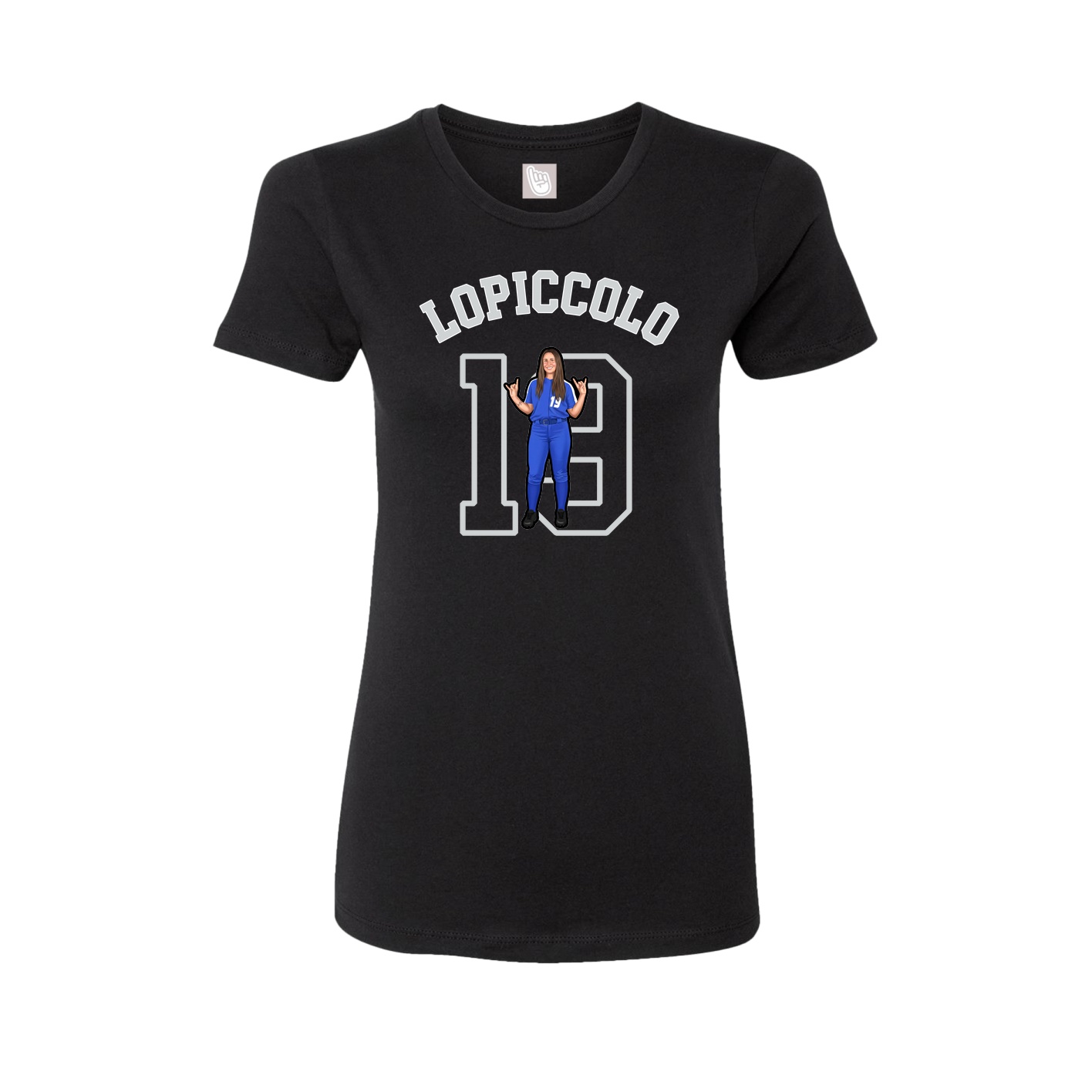 Womens Tee — Shirsey Arch in Black
