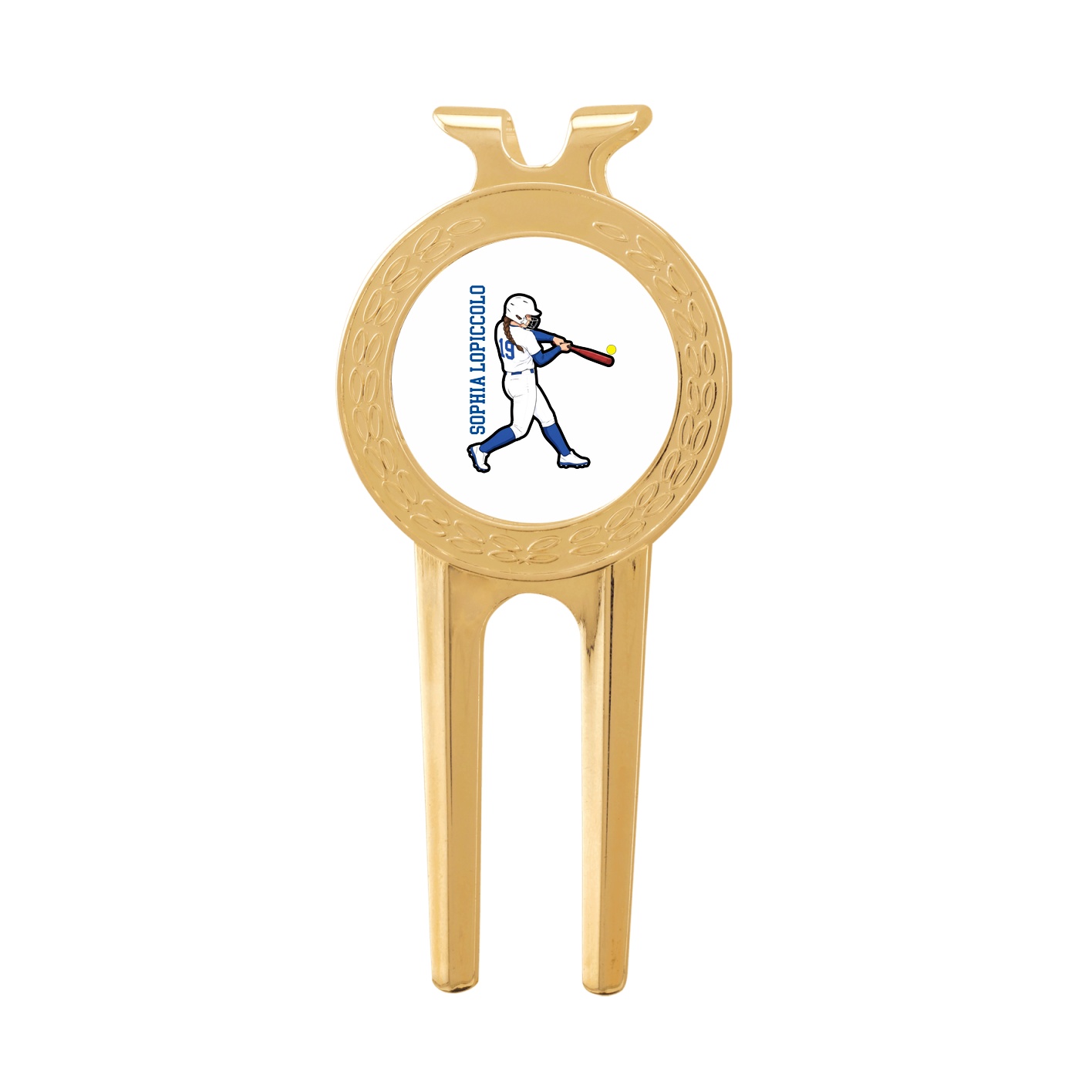 Divot Tool with Ball Marker — Name Vertical in Classic