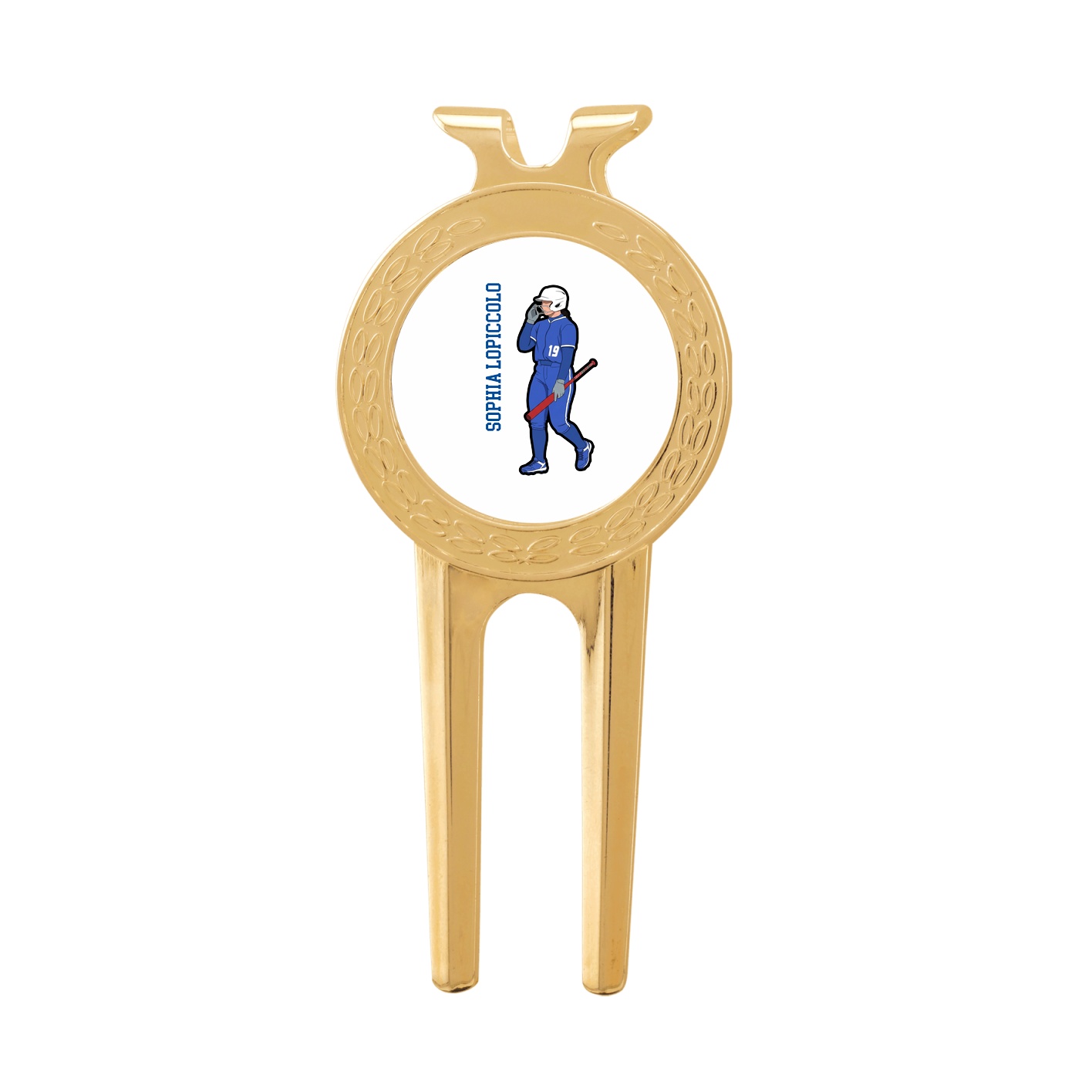 Divot Tool with Ball Marker — Name Vertical in Classic