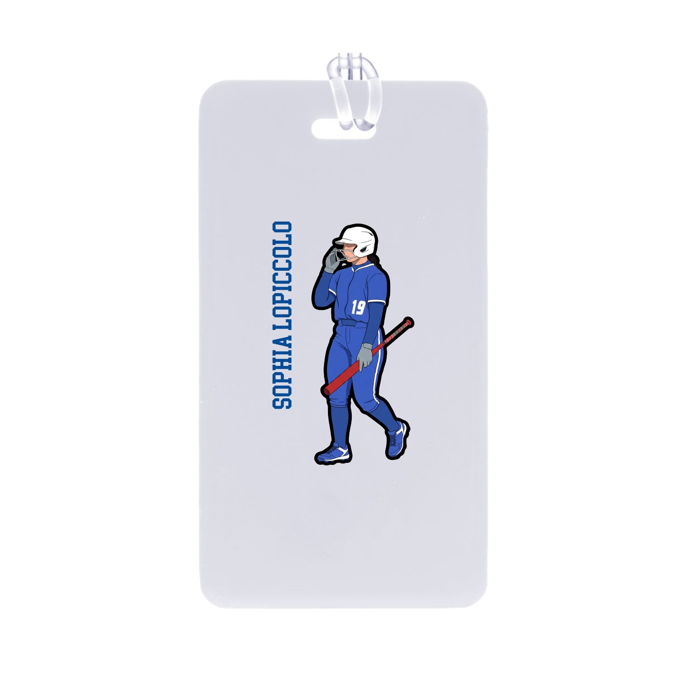 Bag Tag — Name Vertical in Classic
