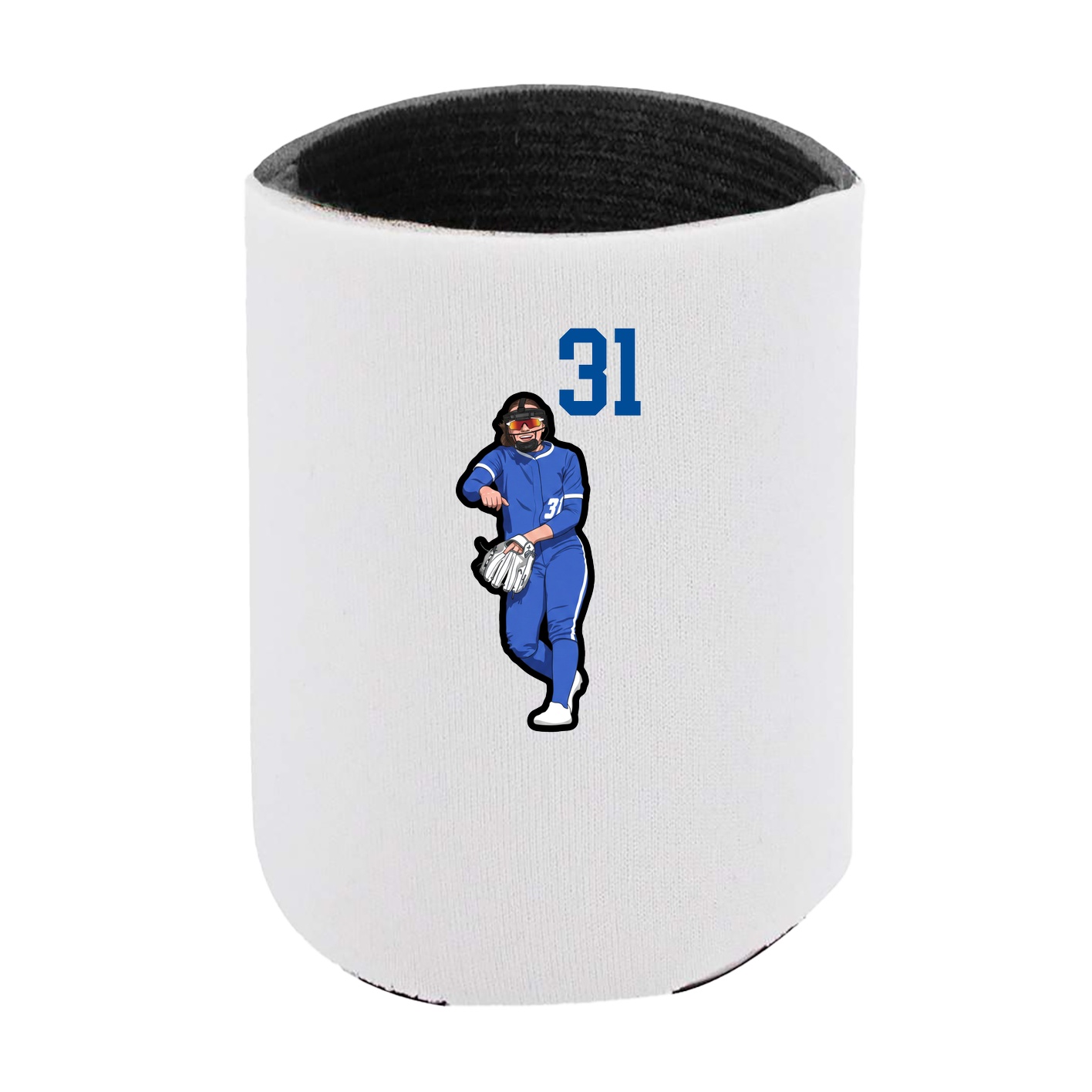 Can Holder — Number Top in White