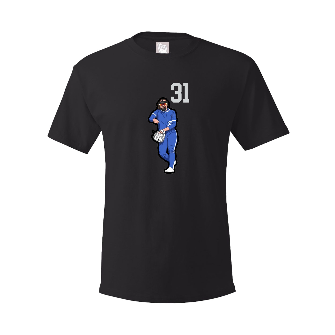 Tee — Number Top in Black