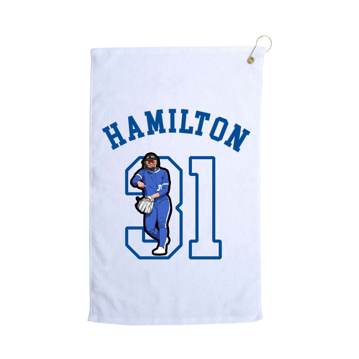 Golf Towel — Shirsey Arch in White