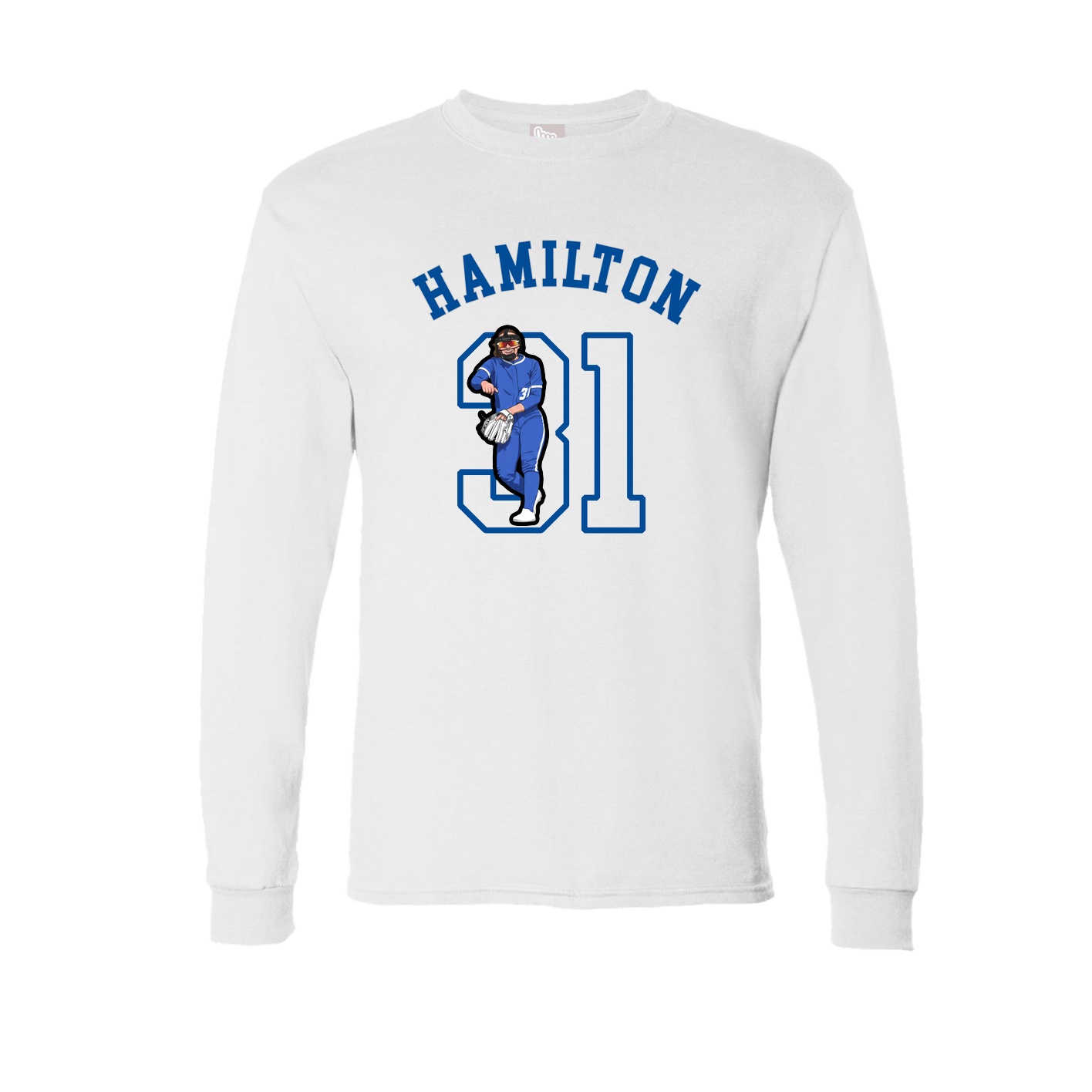 Long Sleeve Tee — Shirsey Arch in White
