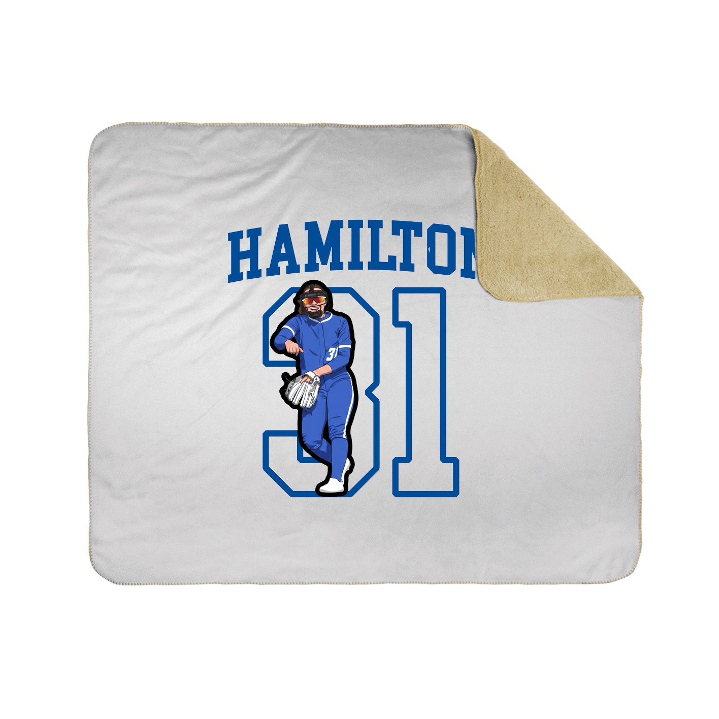 50x60 Sherpa Lined Throw Blanket